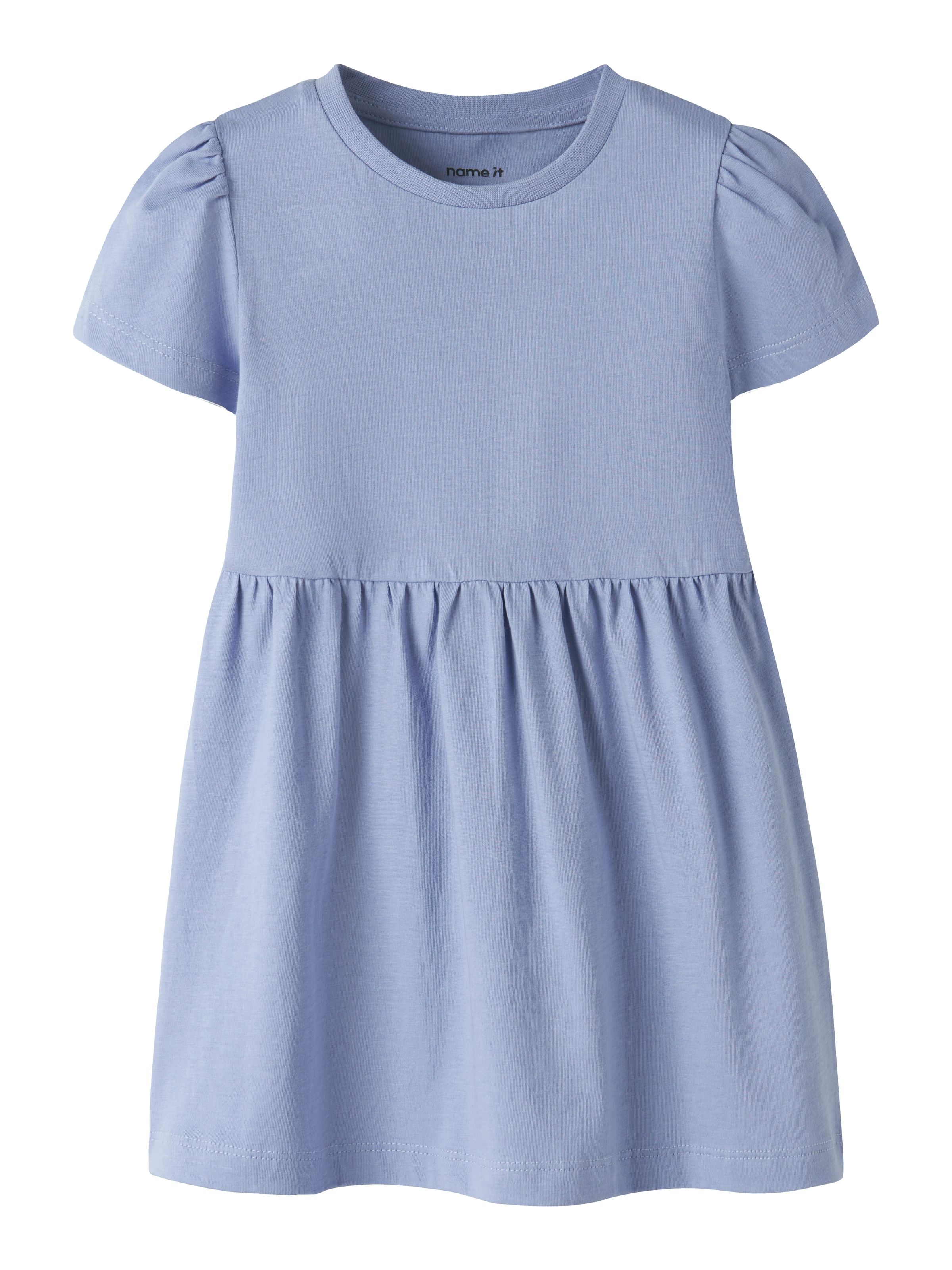 Name It Minikleid "NMFVIVIA SS DRESS NOOS" Baumwolle, kurze Puffärmel