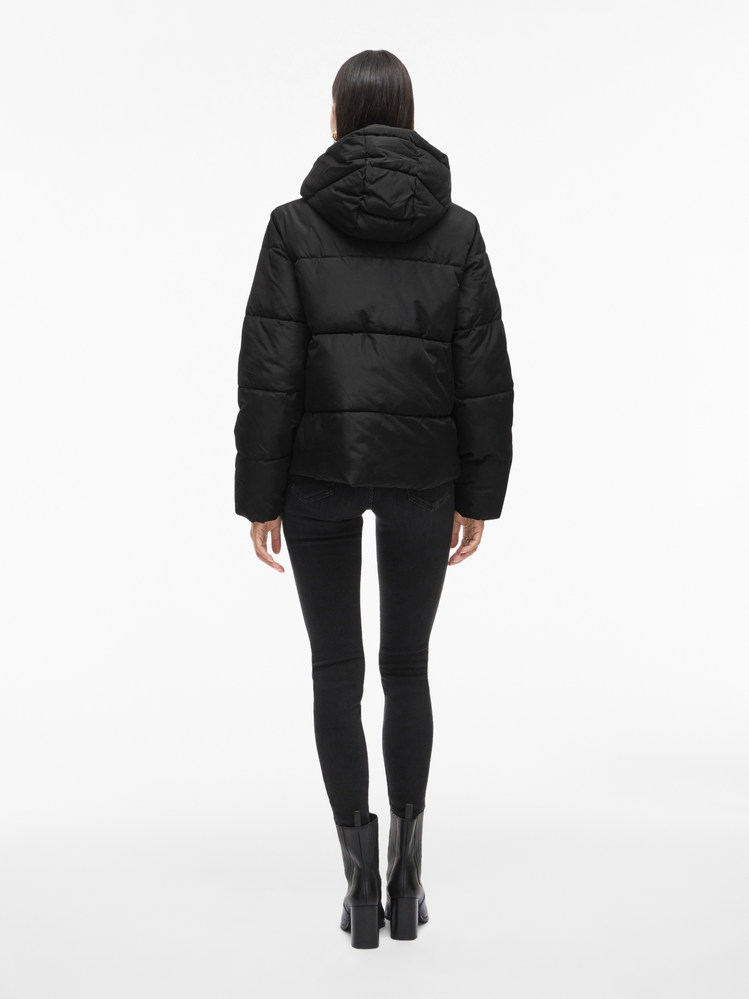 Vila Steppjacke »VIMILJA PADDED PUFFER - NOOS« mit Kapuze