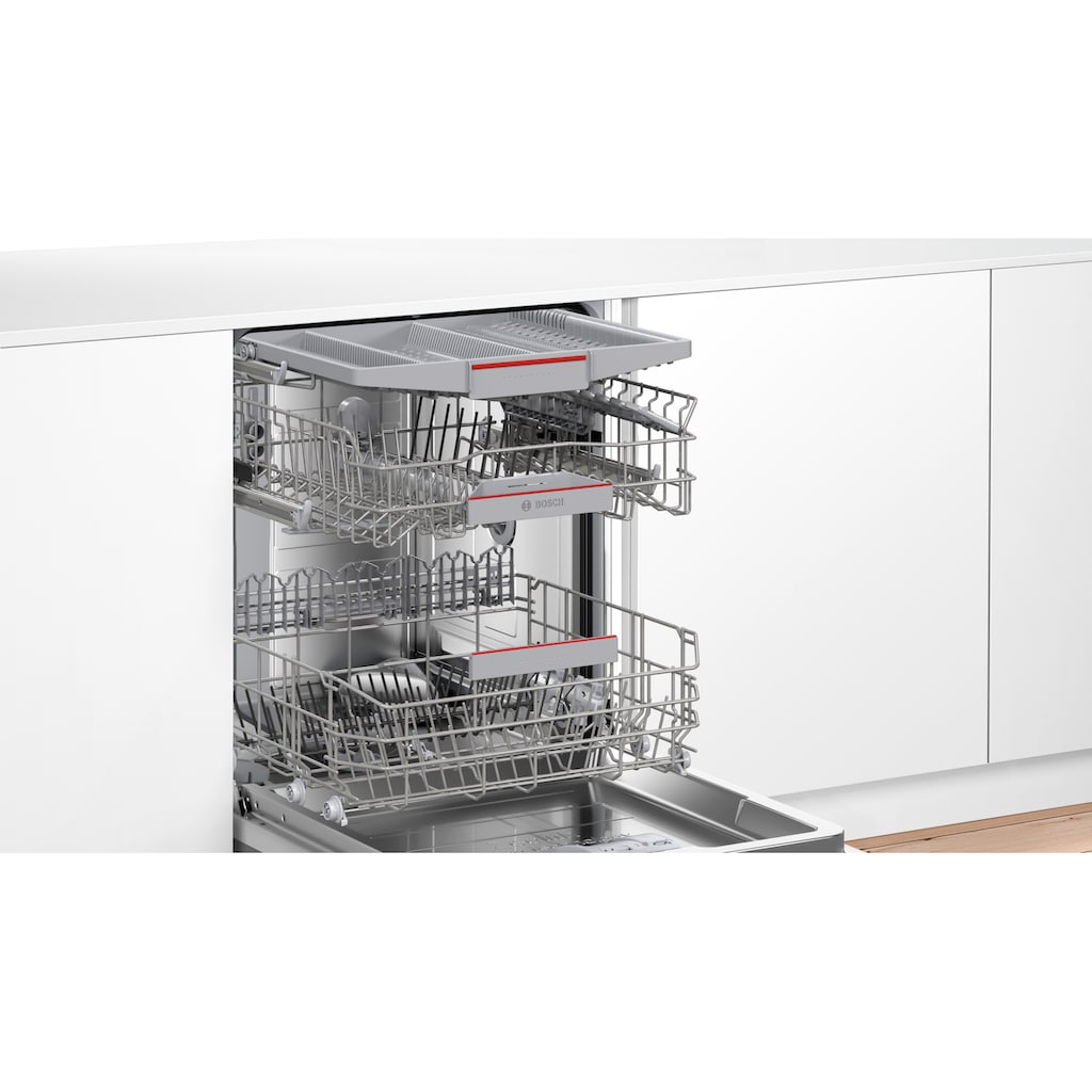 BOSCH teilintegrierbarer Geschirrspüler »SMI6YCS02E«, Serie 6, SMI6YCS02E, 14 Maßgedecke