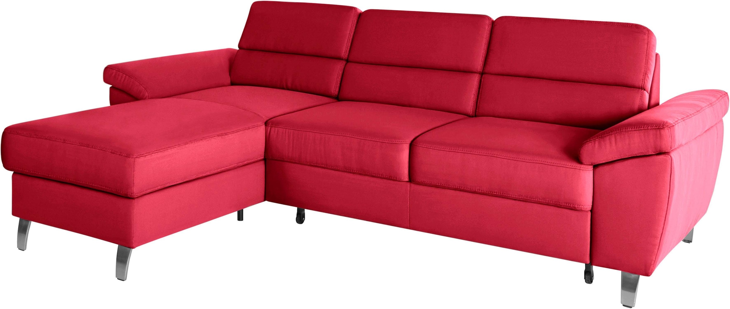 sit&more Ecksofa "Sorano L-Form", wahlweise mit Bettfunktion und Bettkasten günstig online kaufen