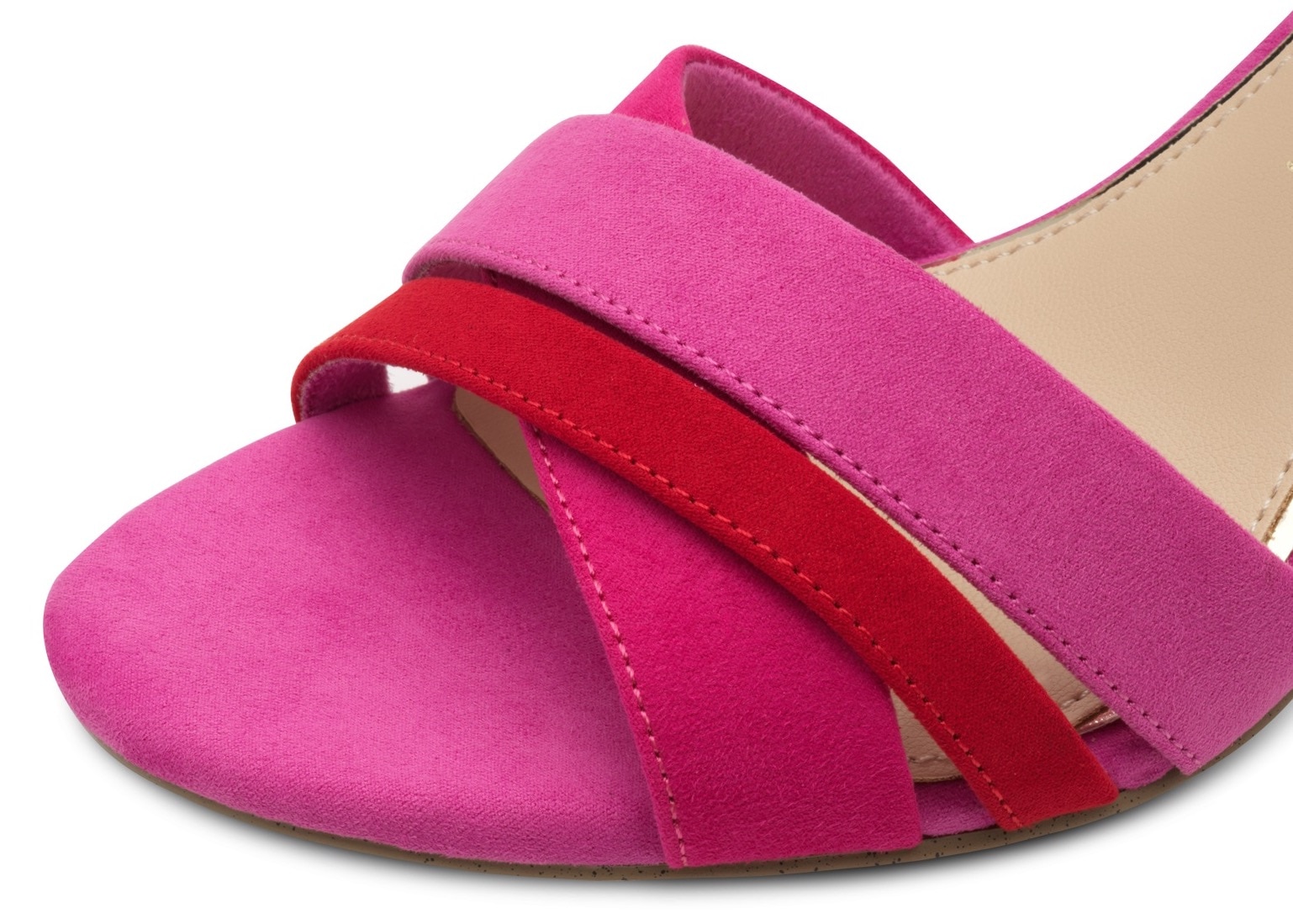 MARCO TOZZI Sandalette, Blockabsatz, Sommerschuh, Sandale mit verstellbarem Fesselriemchen