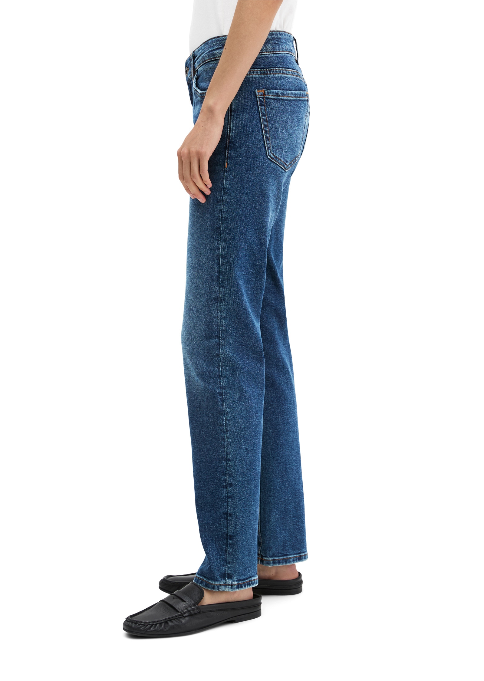 Marc O'Polo Straight-Jeans »aus Bio-Baumwolle-Mix«