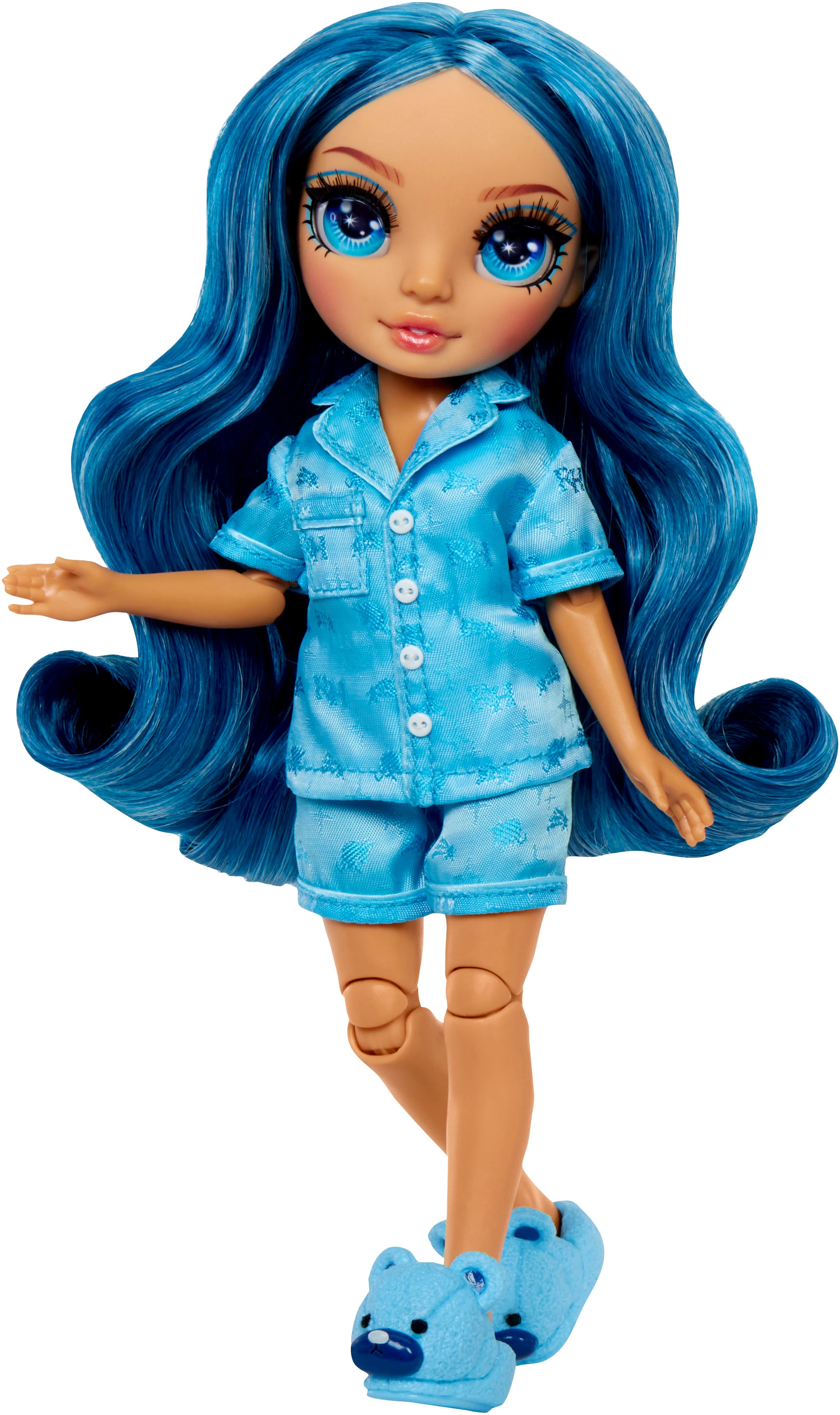 RAINBOW HIGH Anziehpuppe »Junior High PJ Party Fashion Doll Skyler (Blue)«