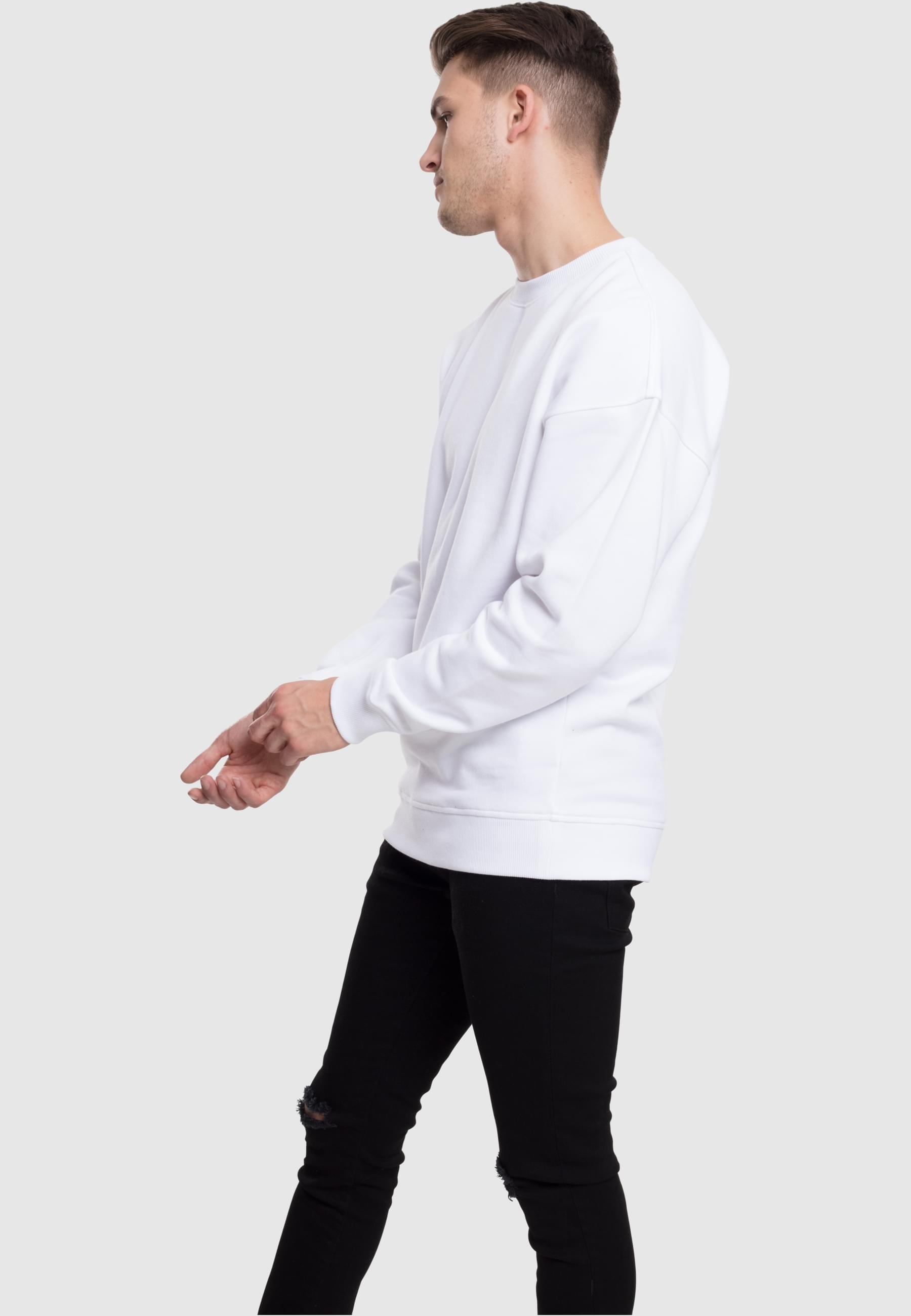 URBAN CLASSICS Rundhalspullover »Urban Classics Herren Sweat Crewneck«, (1 tlg.)