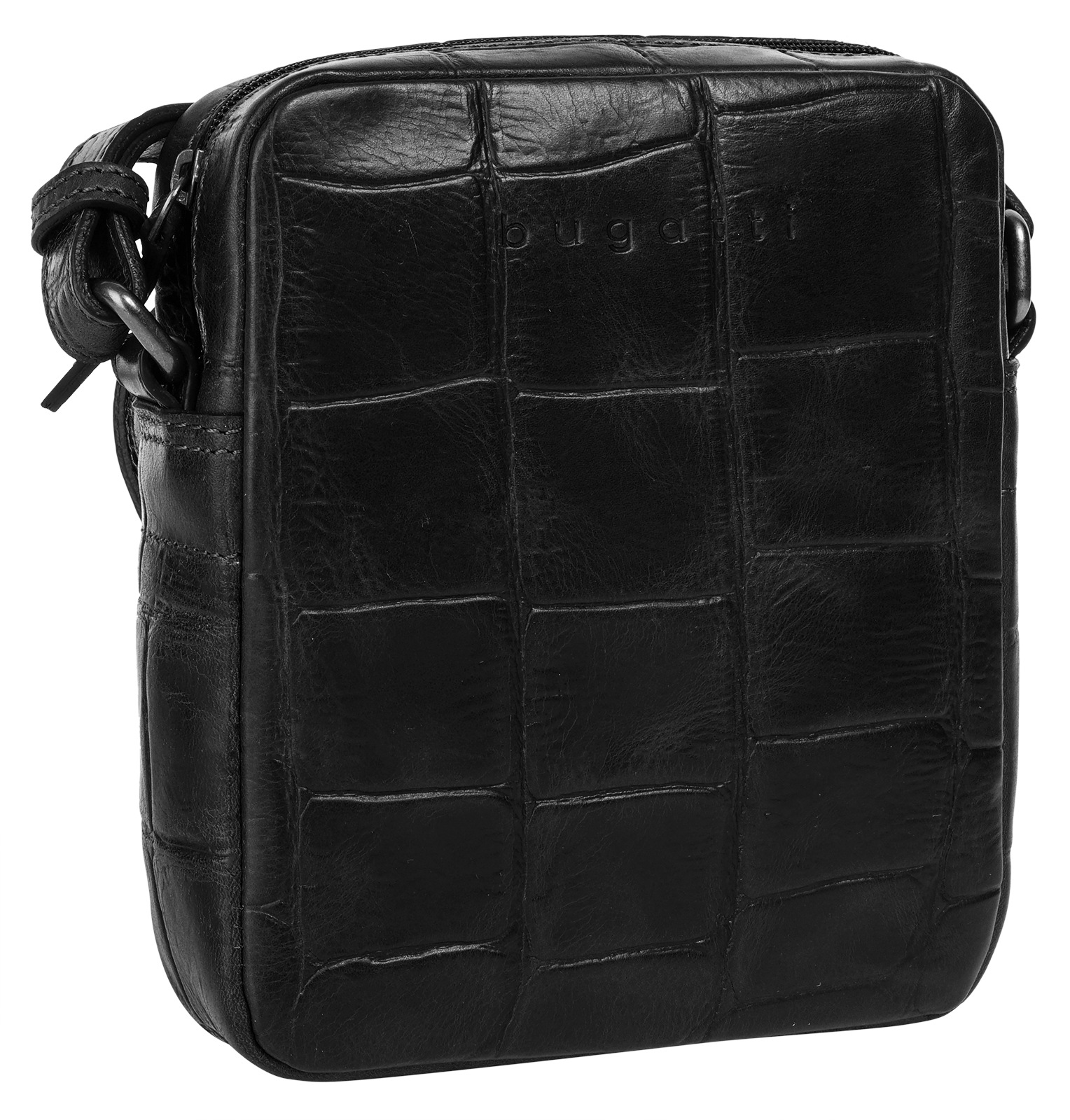 bugatti Abendtasche "BUGATTI Herren, Damen NEVIO echt Leder" echt Leder