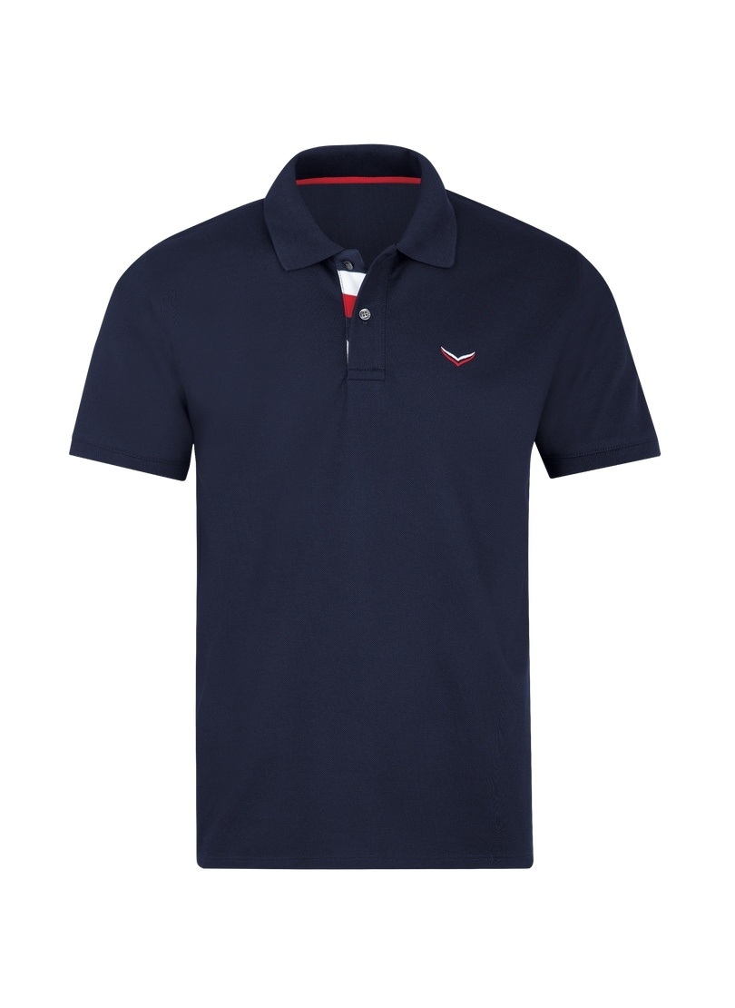 Trigema Poloshirt "TRIGEMA Poloshirt mit dreifarbiger Knopfleiste" 1 Stk. t günstig online kaufen