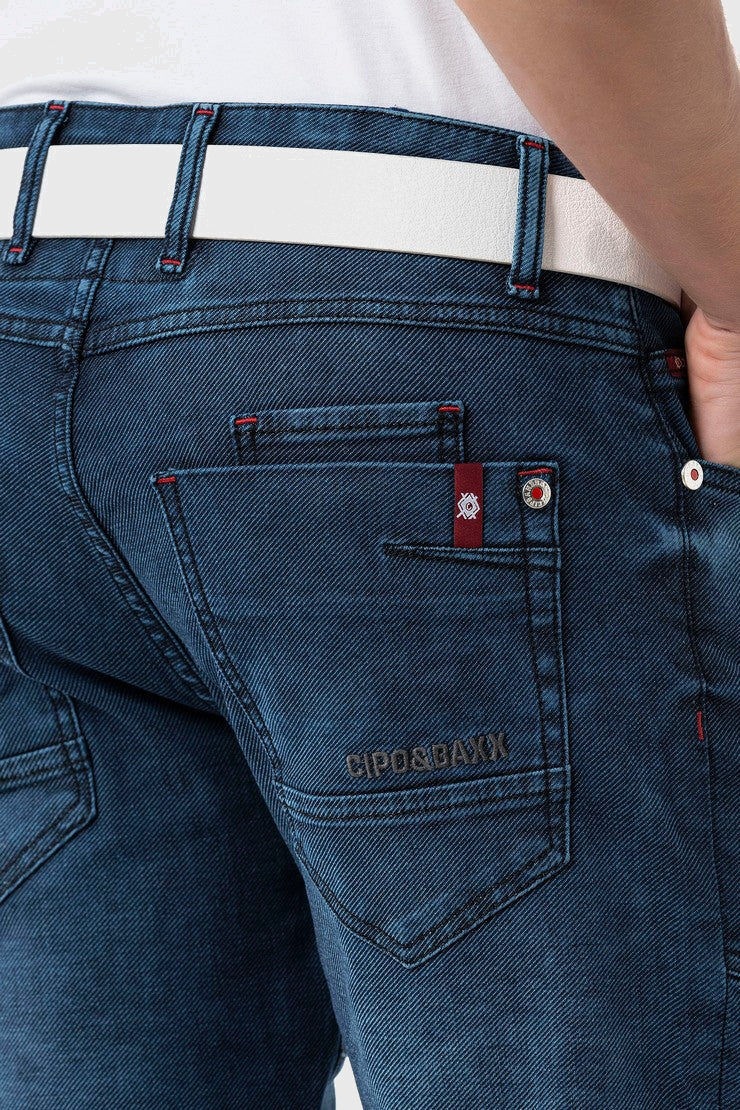Cipo & Baxx Slim-fit-Jeans »Jeans«, im washed Look