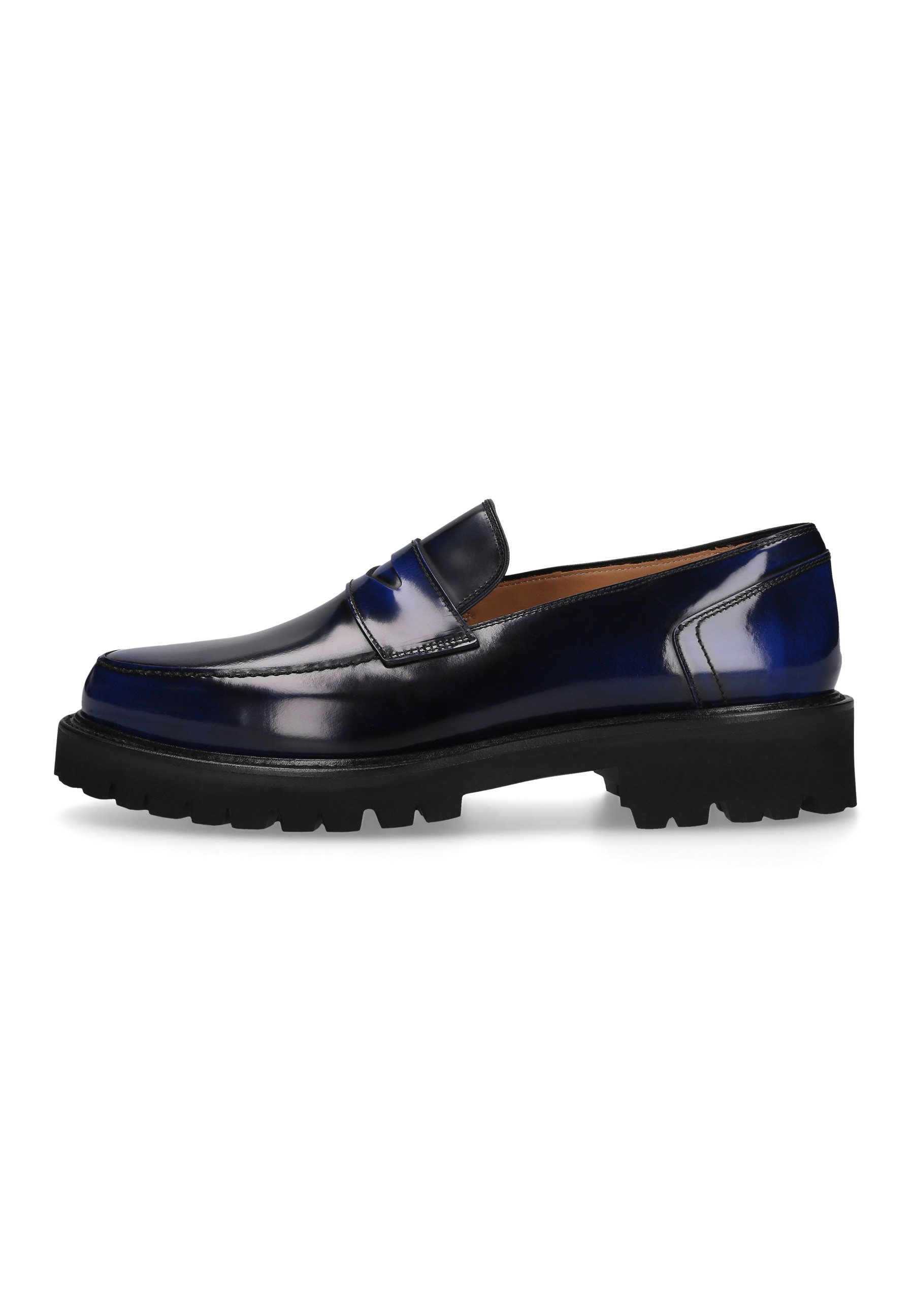 Henry Stevens "Haywood PL" Herren Businessschuh Slipper hangefertigt, Lederschuh