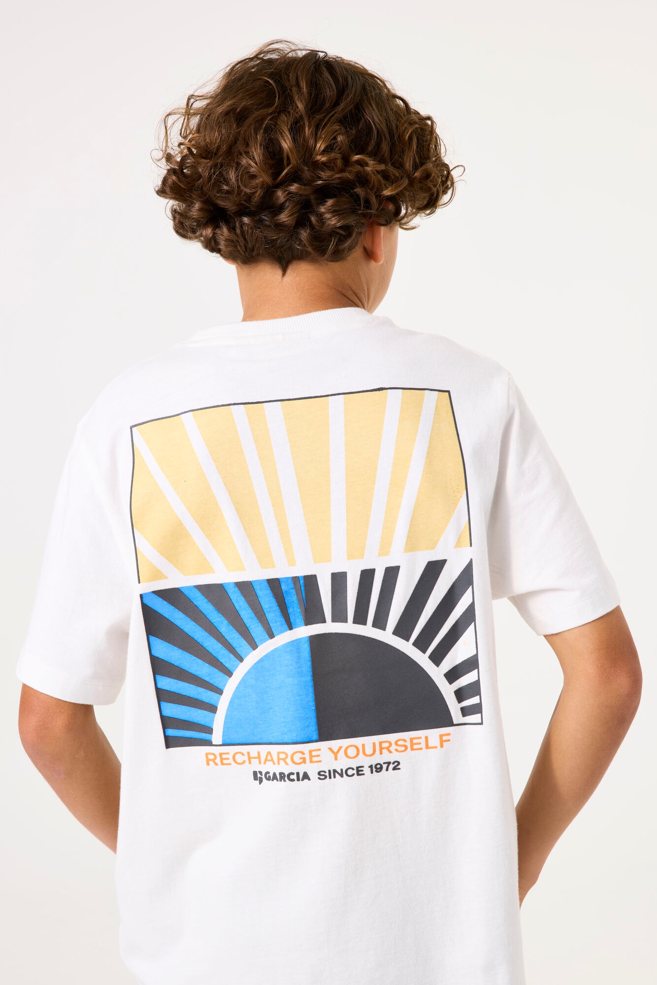 Garcia T-Shirt, mit Front- und Backprint for BOYS