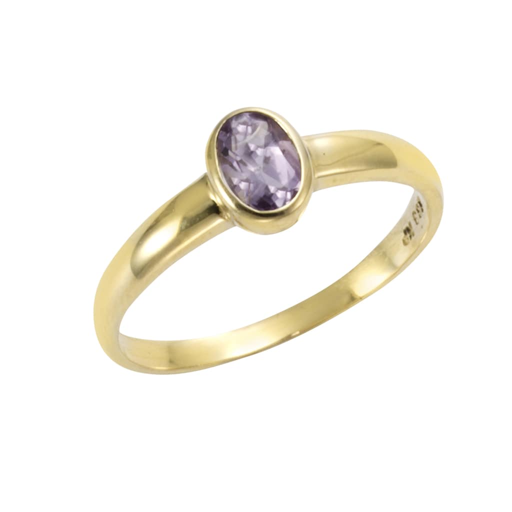 Vivance Fingerring »333/- Gelbgold mit Amethyst«