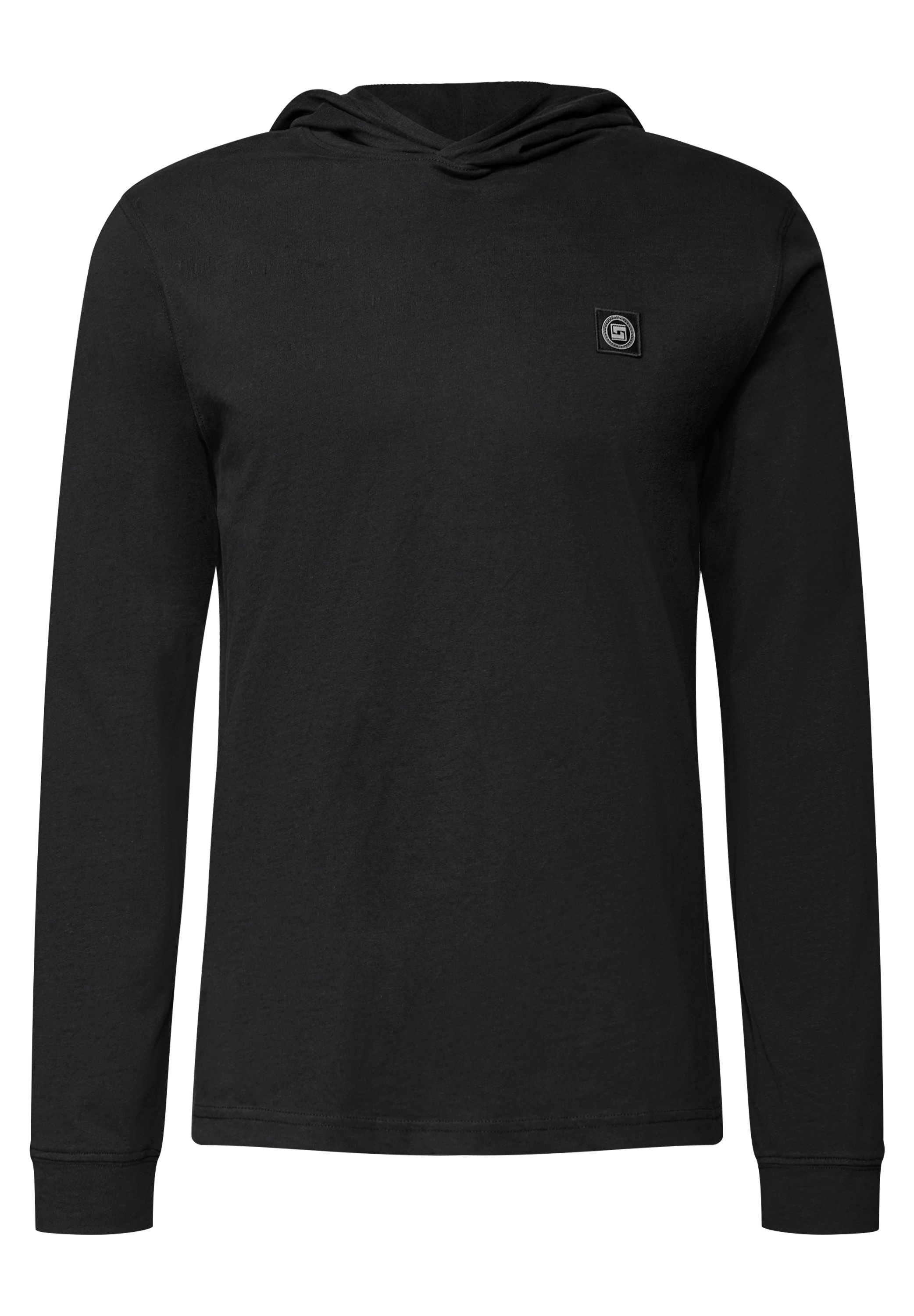 STREET ONE MEN Langarmshirt, aus reiner Baumwolle