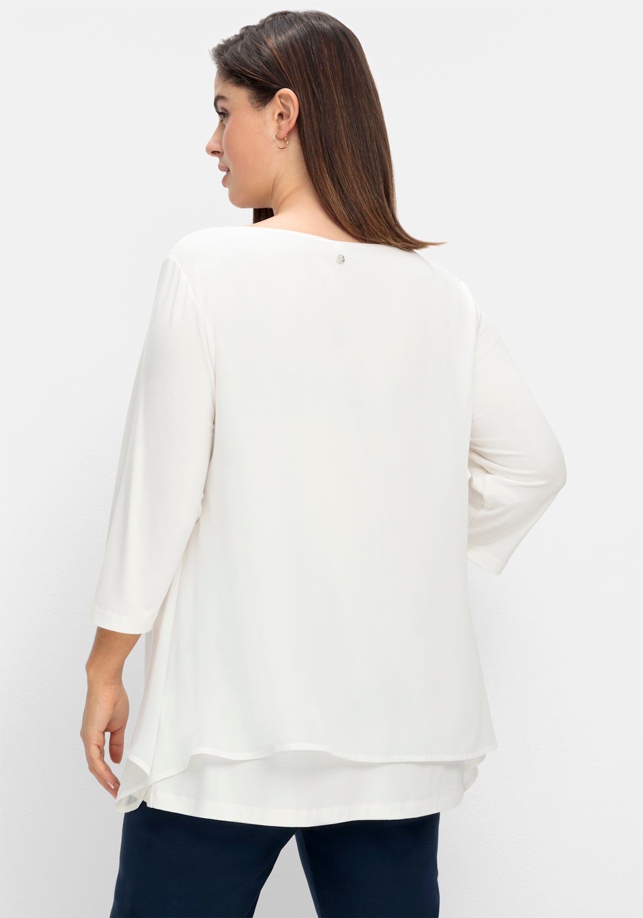 Sheego 3/4-Arm-Shirt »3/4-Arm-Shirt«, (1 tlg.)