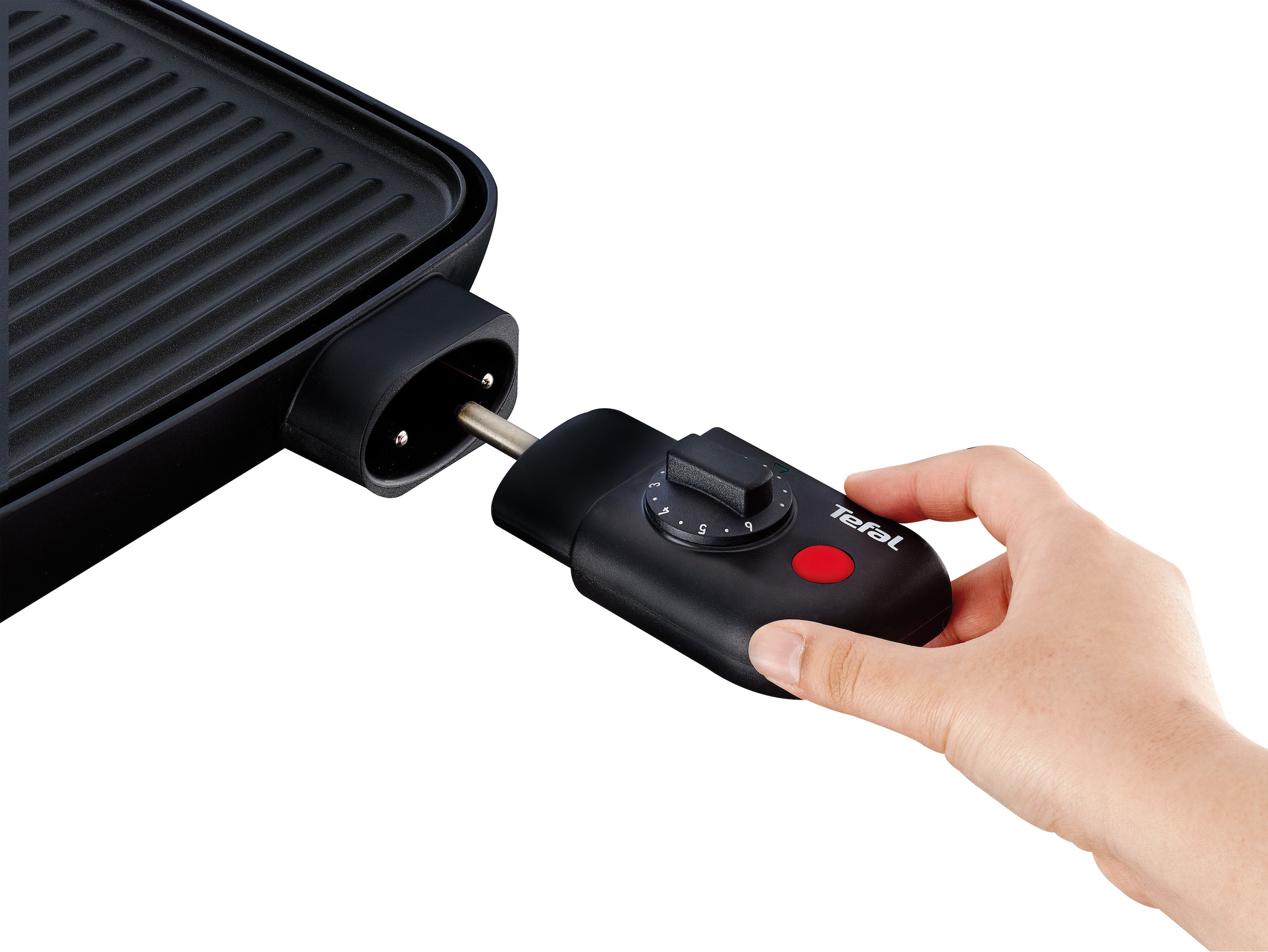 Tefal Tischgrill »Malaga, spülmaschinengeeignete Platte und Saftauffangbehälter«, 2000 W, Thermosignal-Wärmeanzeige, TG3918