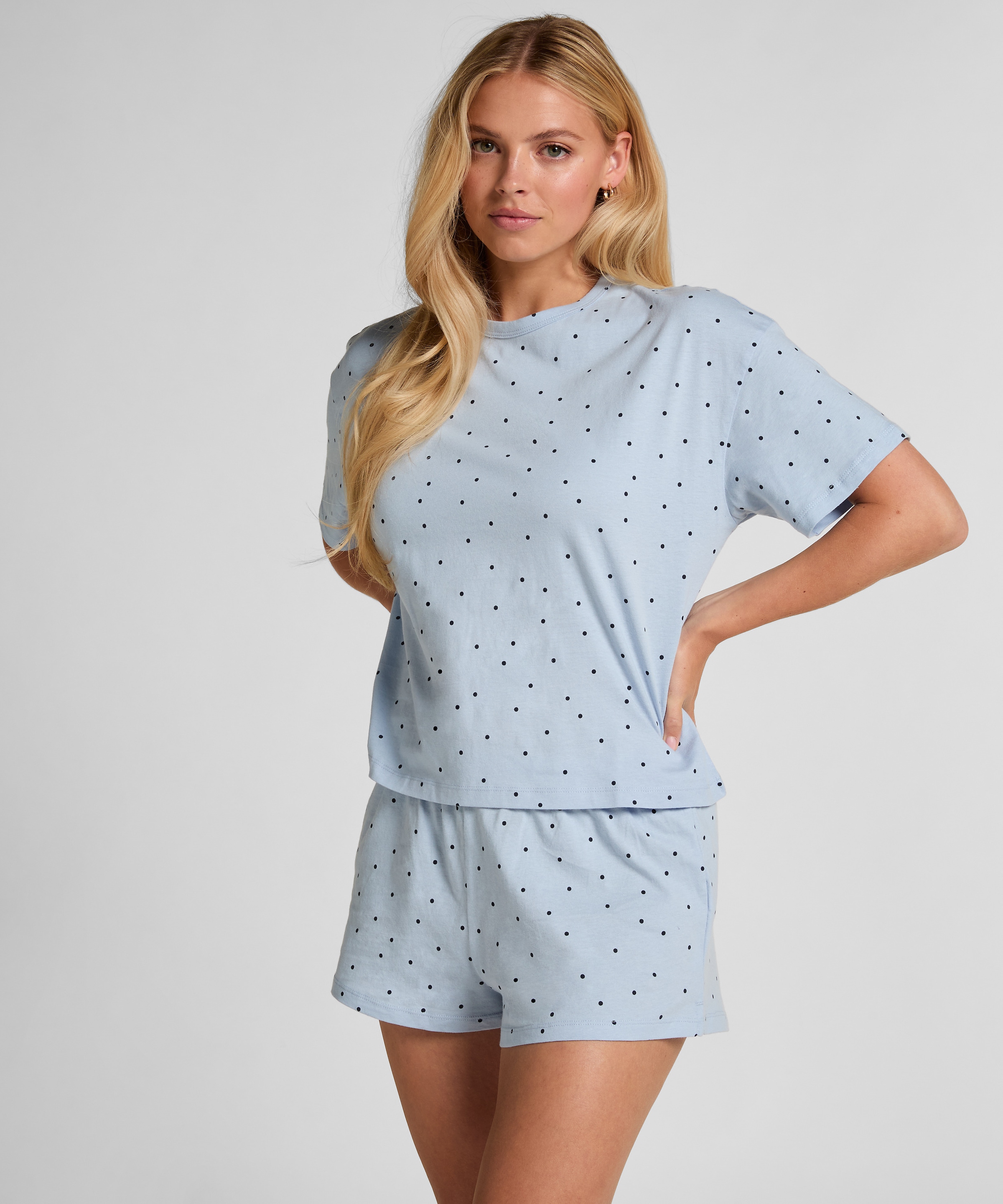 Hunkemöller Pyjama "Pyjama-Set aus Baumwolle" günstig online kaufen