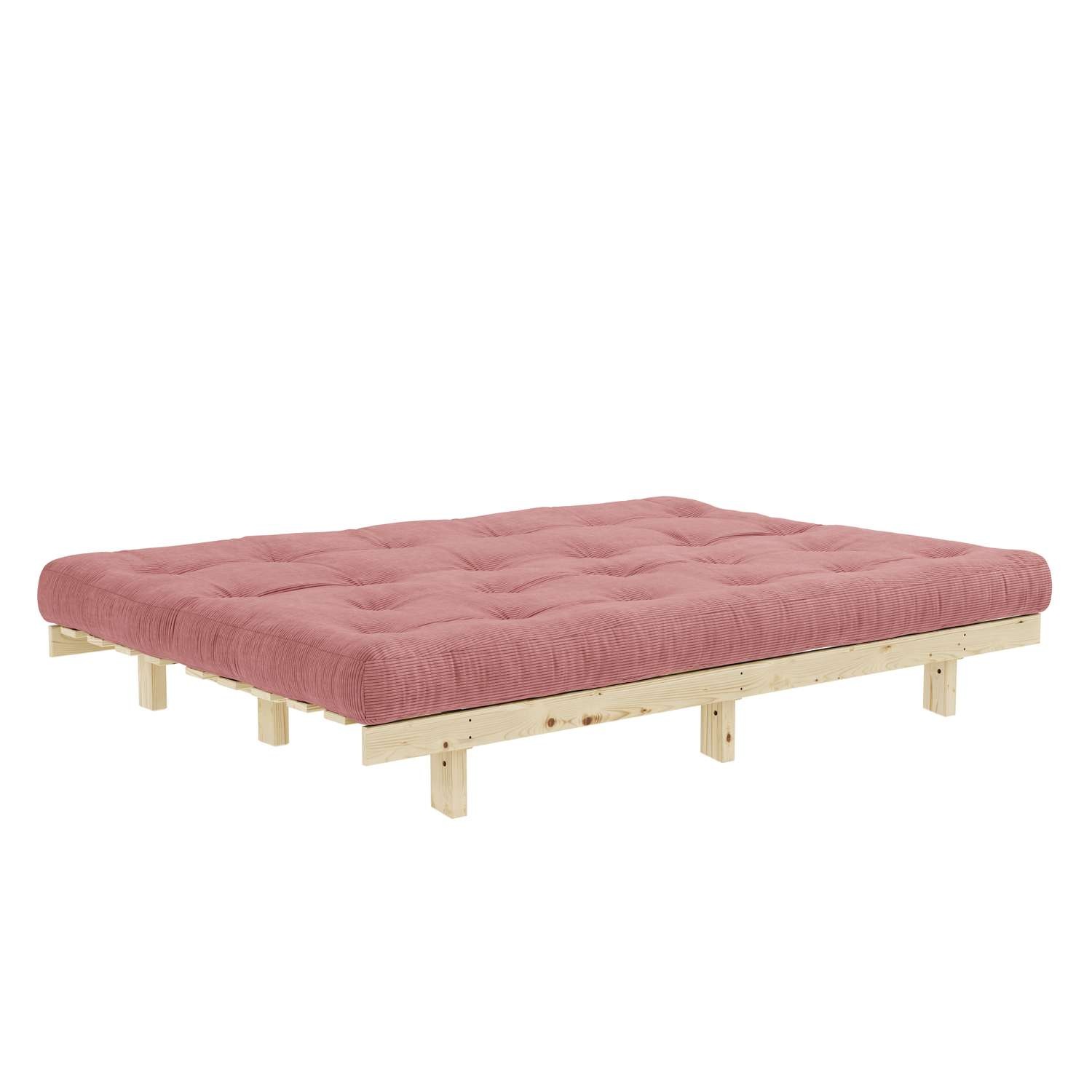 Karup Design Schlafsofa »Lean 200 Schlafsofa, Gästebett, Sofa mit Futonmatratze«, (2 St.), Inkl. Futonmatratze, Liegefläche 130x200 cm, FSC® zertifizierte Kiefer