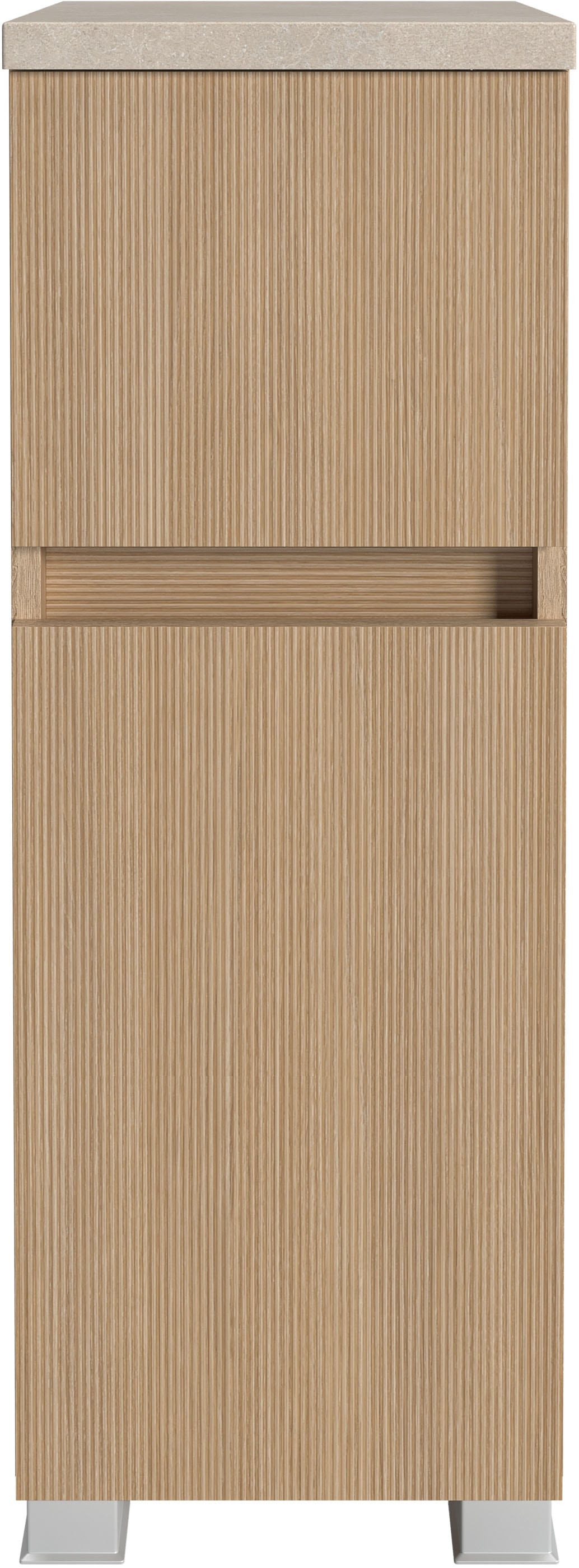 welltime Badmöbel-Set »Eixo«, Set 120 cm breit, Badmöbel mit LED-Beleuchtung
