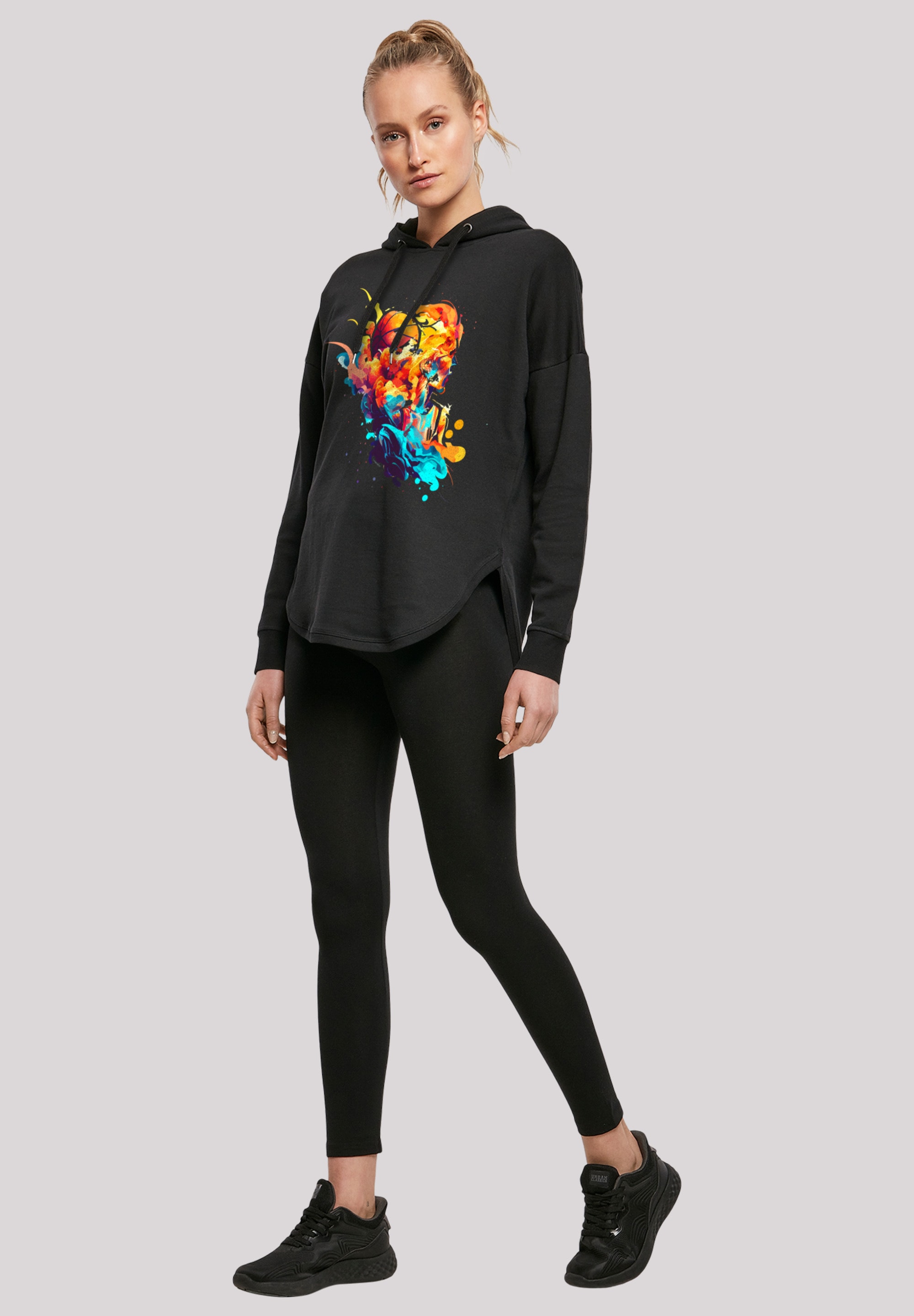 F4NT4STIC Kapuzenpullover »Basketball Sport Player OVERSIZE HOODIE«, Print