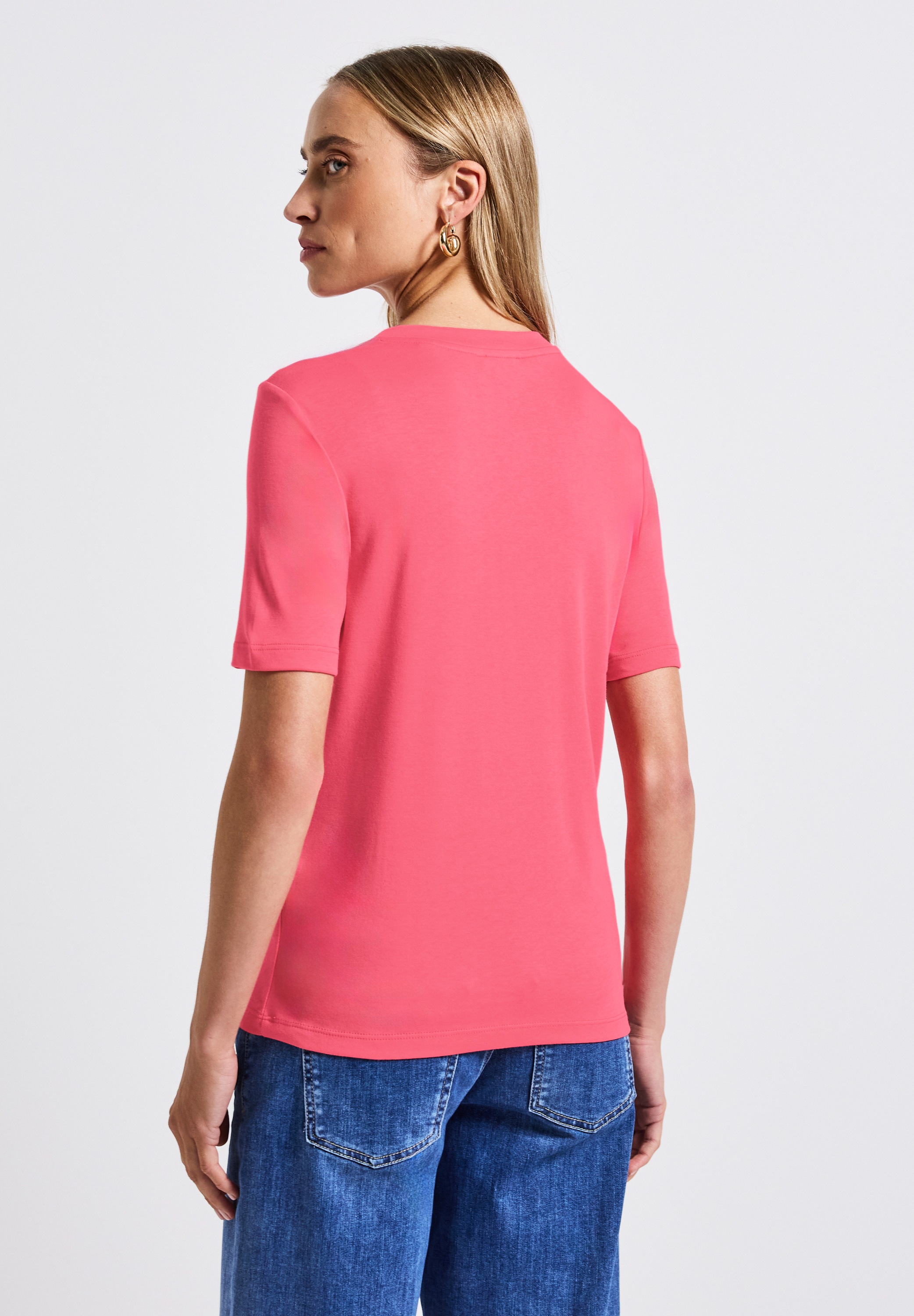 STREET ONE T-Shirt im soften Baumwoll-Mix günstig online kaufen