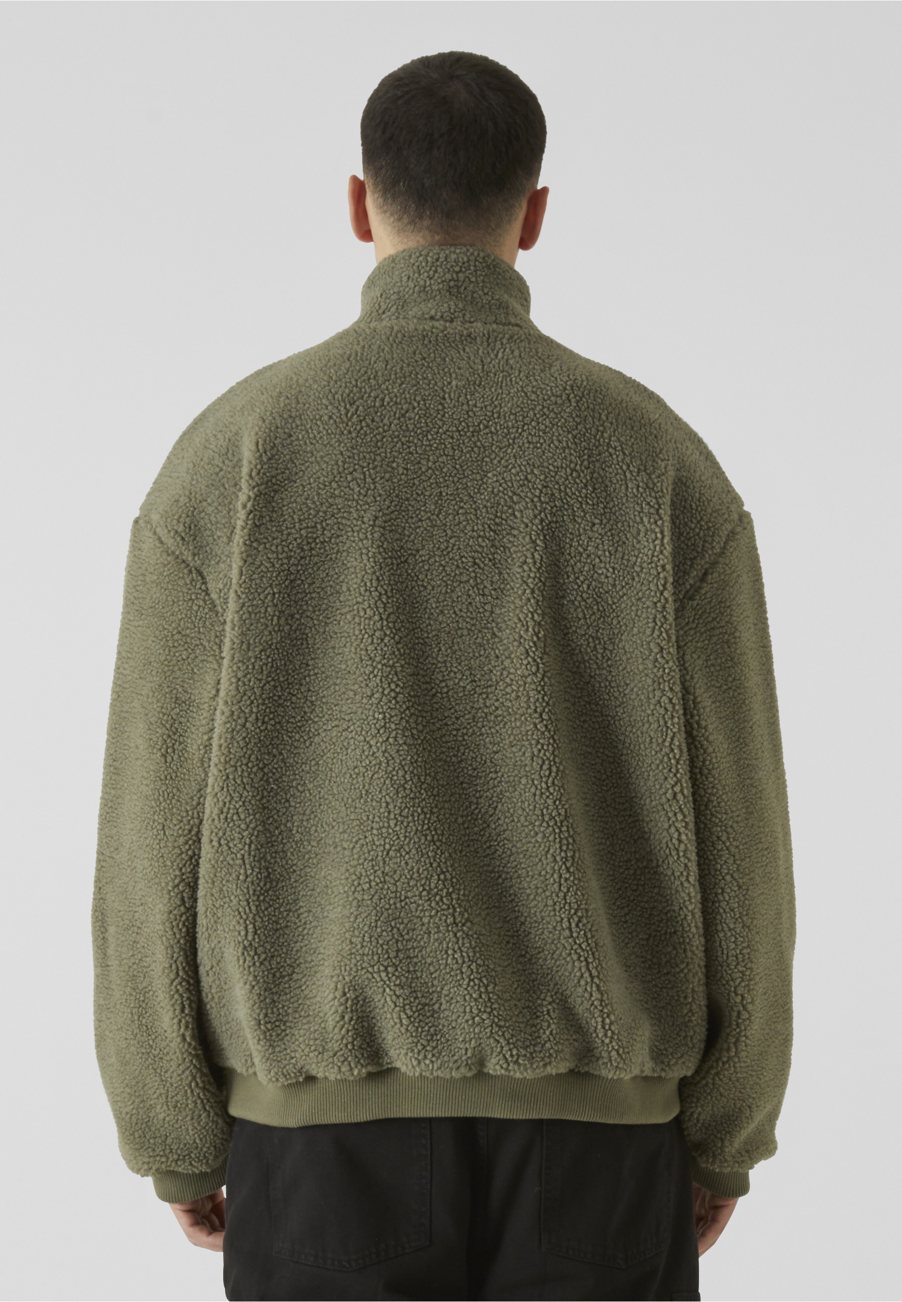 URBAN CLASSICS Kapuzensweatshirt »Urban Classics Oversized Teddy Troyer«, 1 Stk.
