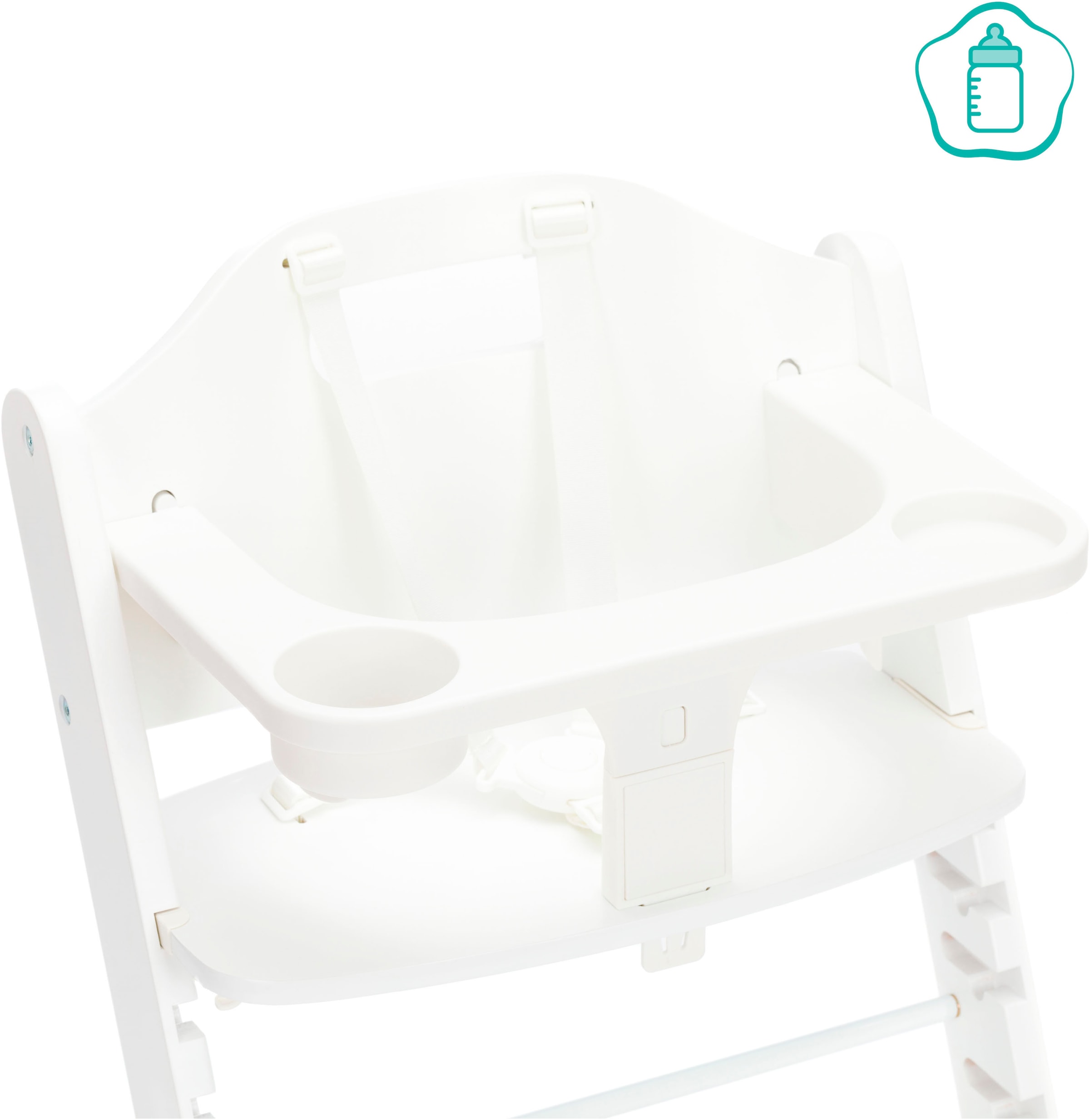 Fillikid Hochstuhl »Pia Swing«, (Set), 3 St., inkl. Neugeborgenenaufsatz und Wippe
