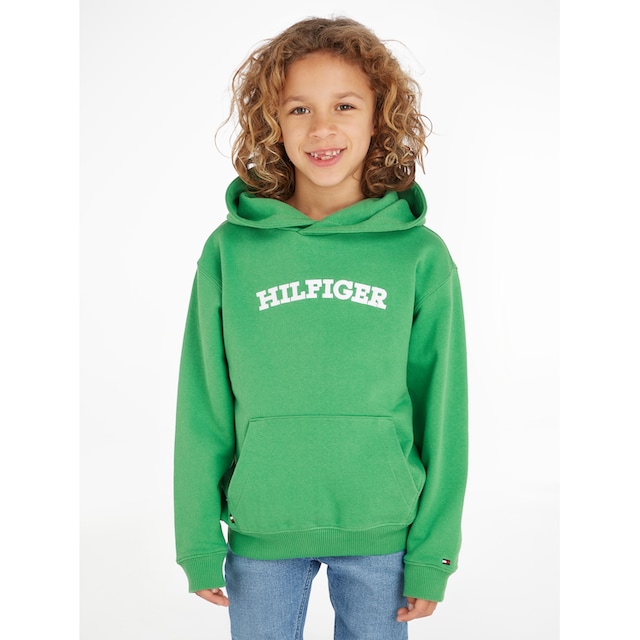 Tommy Hilfiger Kapuzensweatshirt »HILFIGER ARCHED HOODIE«, mit Hilfiger  Logo-Schriftzug online bestellen | BAUR