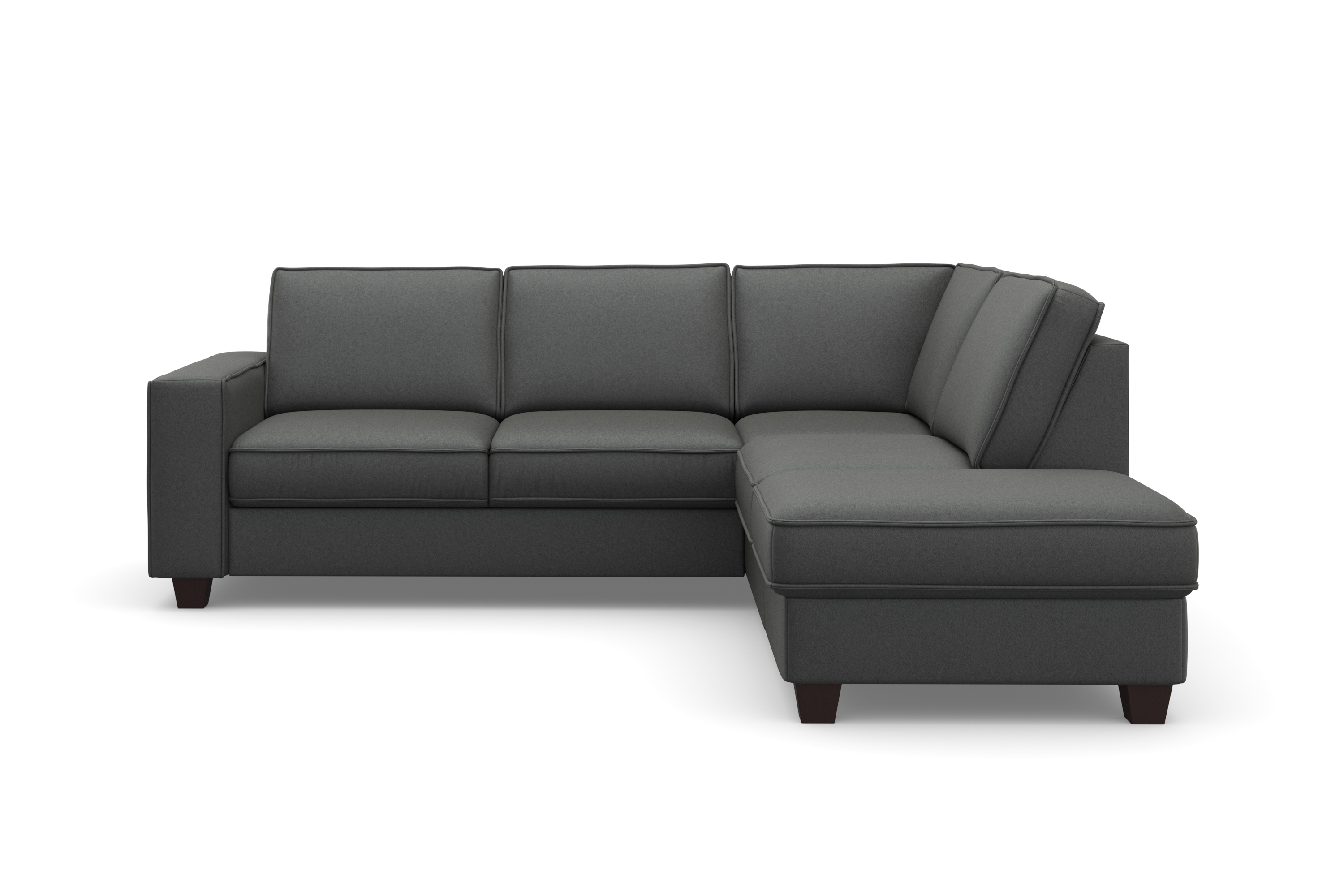 OTTO home Ecksofa "County L-Form" wahlweise Ottomane links oder rechts, mit Federkern-Polsterung