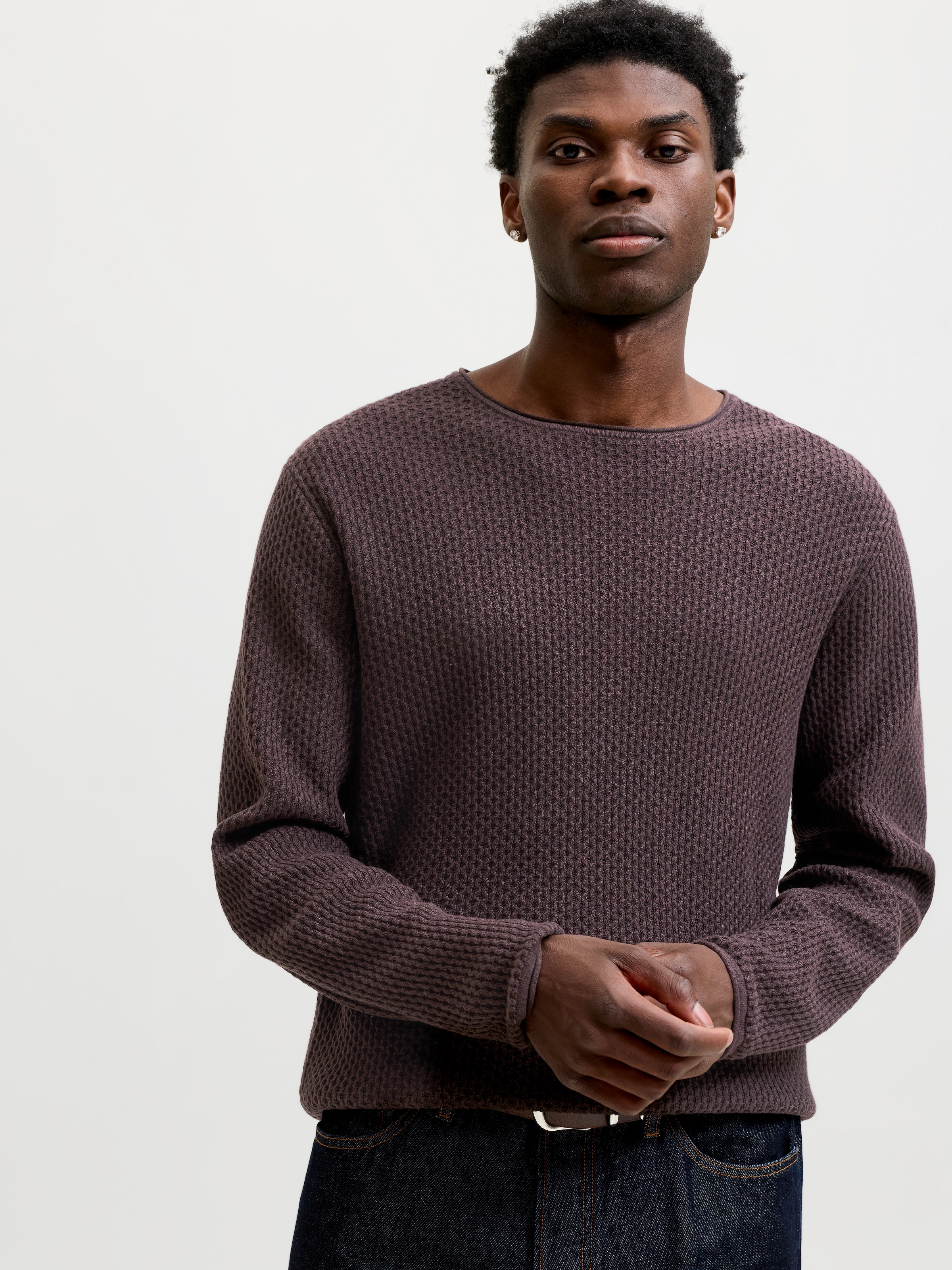 Jack & Jones Rundhalspullover »JPRBLUMASON KNIT CREW NECK SN« Baumwolle, regular fit