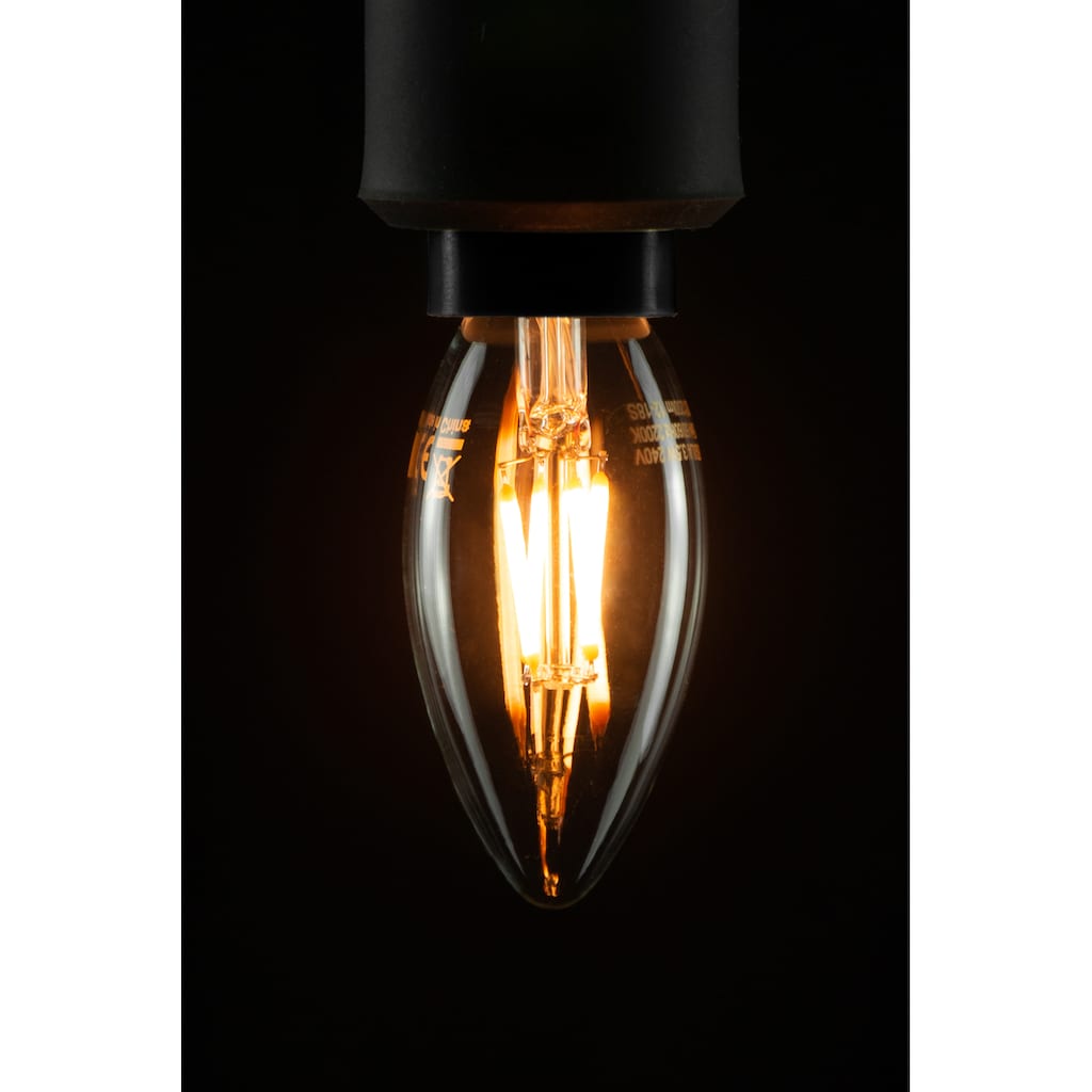 SEGULA LED-Leuchtmittel »LED Kerze klar«, E14, Warmweiß