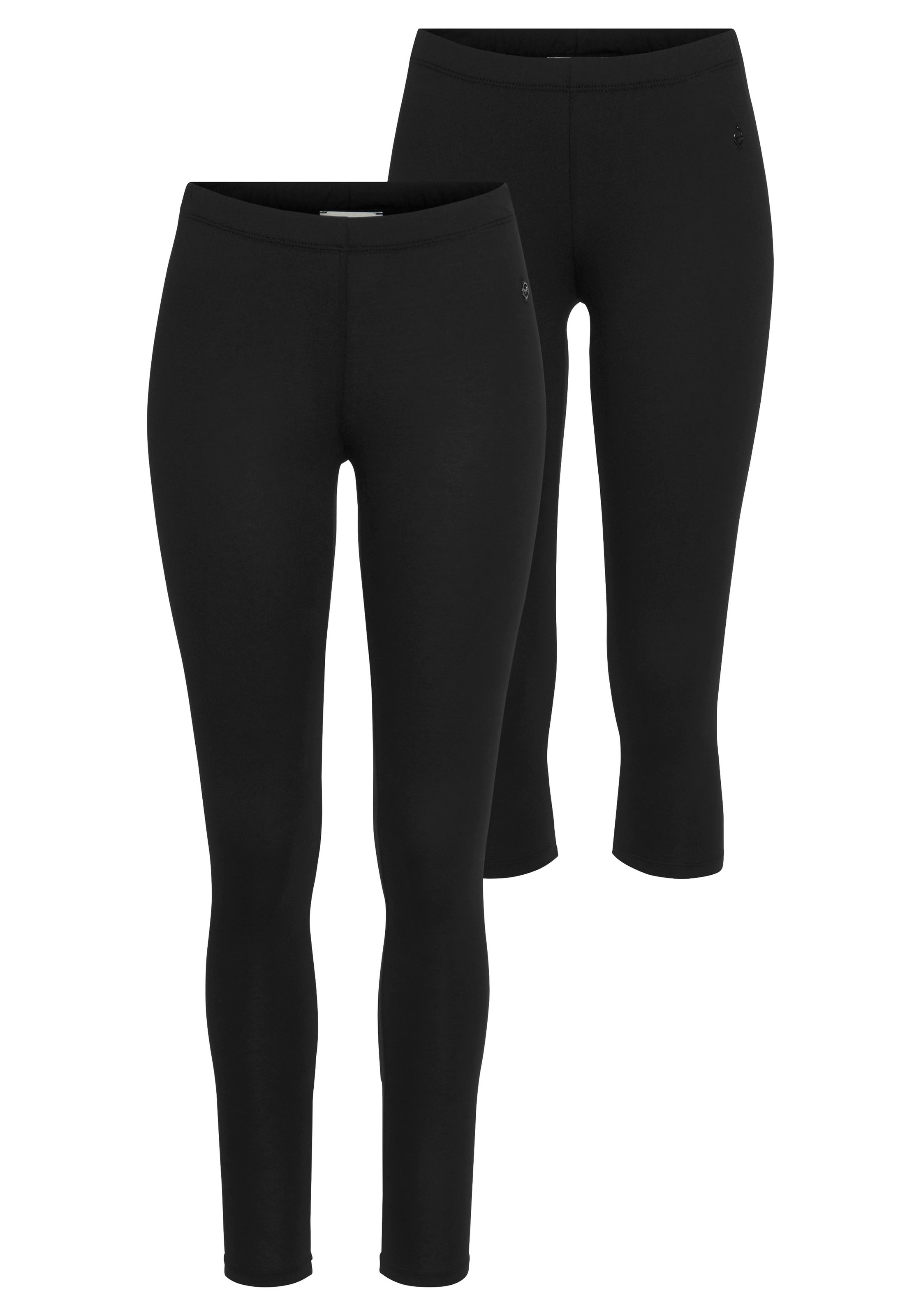 Tamaris Leggings (2er-Pack) in zwei Längen