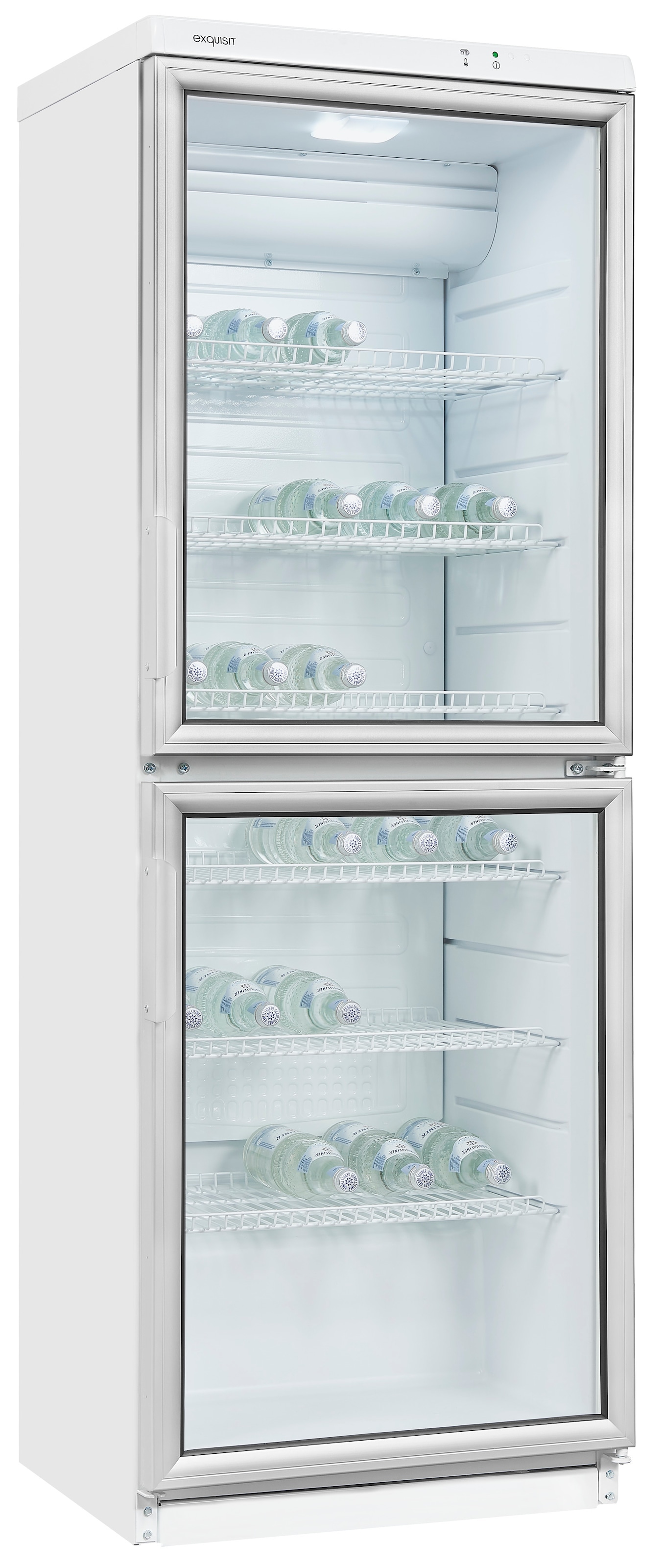 exquisit Getränkekühlschrank "GKS350-2-GT-280D weiss" 173 cm hoch 60 cm bre günstig online kaufen