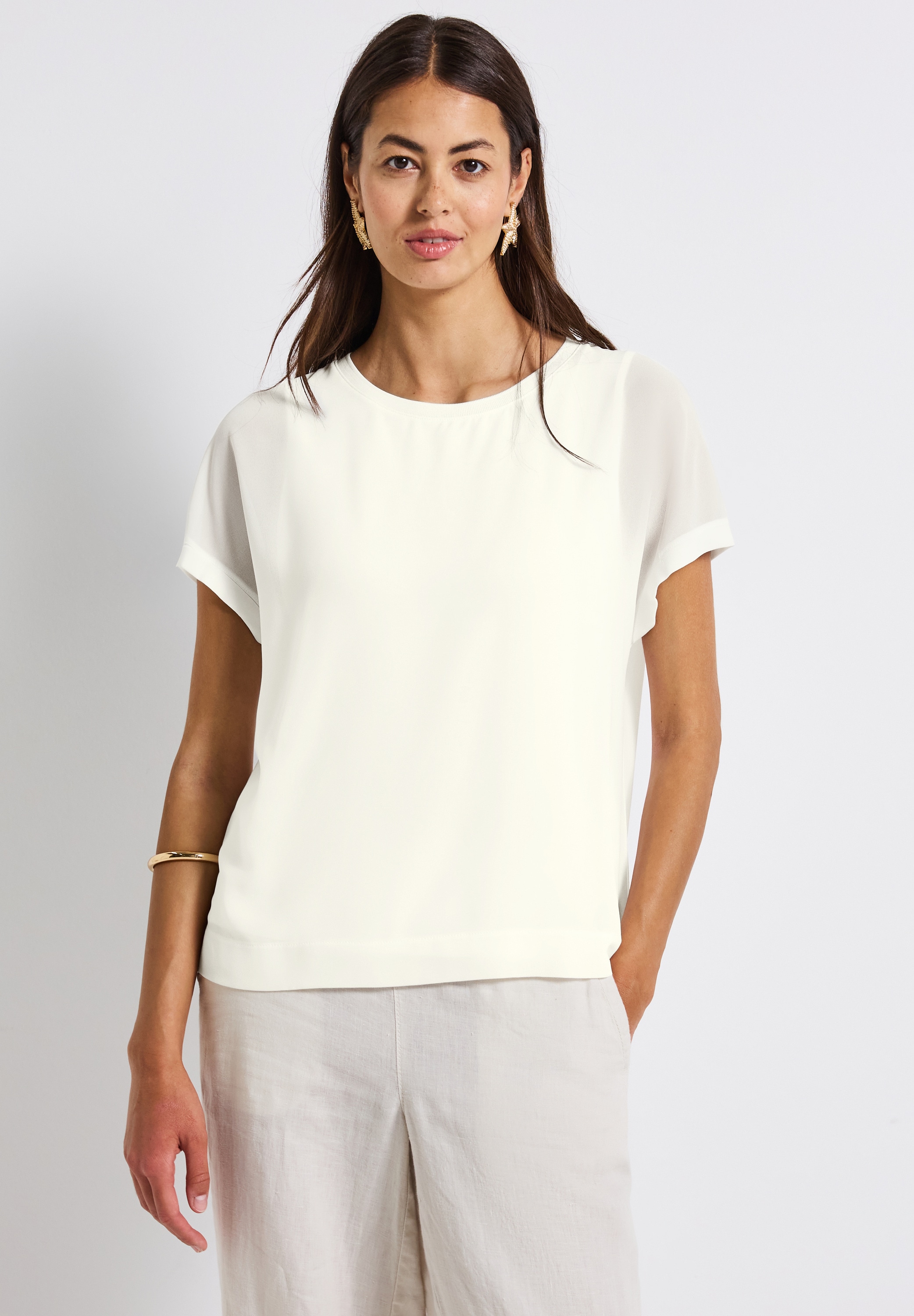 STREET ONE T-Shirt, aus softer Viskose günstig online kaufen
