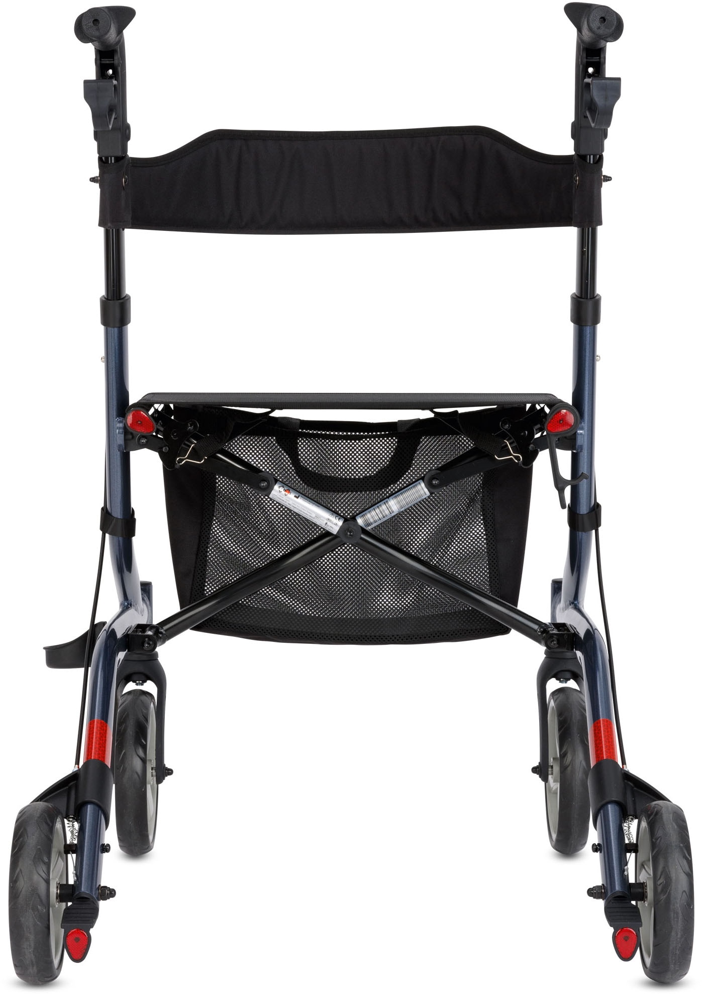 Bischoff & Bischoff Rollator »Capero Rollator«, faltbare Senioren Gehhilfe mit Rückengurt, Tasche und Stockhalter