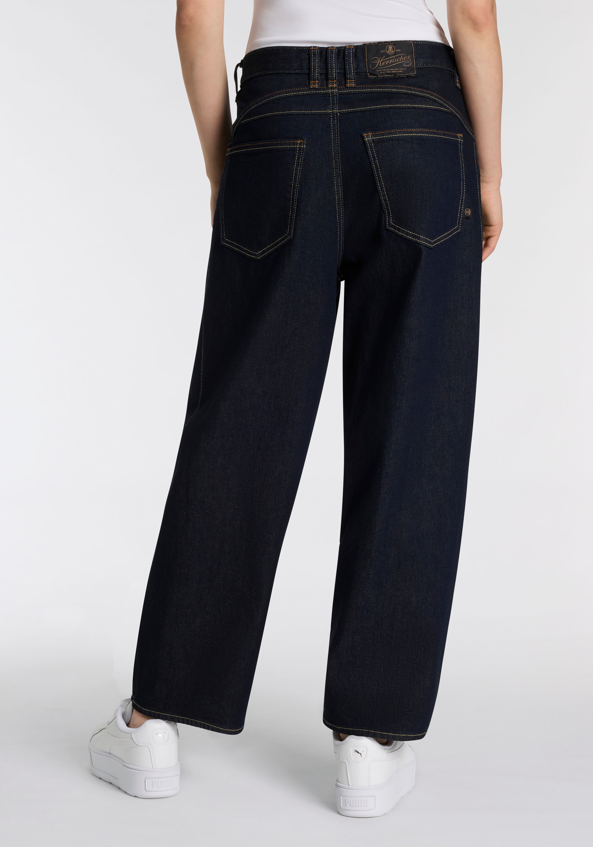Herrlicher Loose-fit-Jeans "Barrow Denim Comfort", im Barrel Look, cropped günstig online kaufen