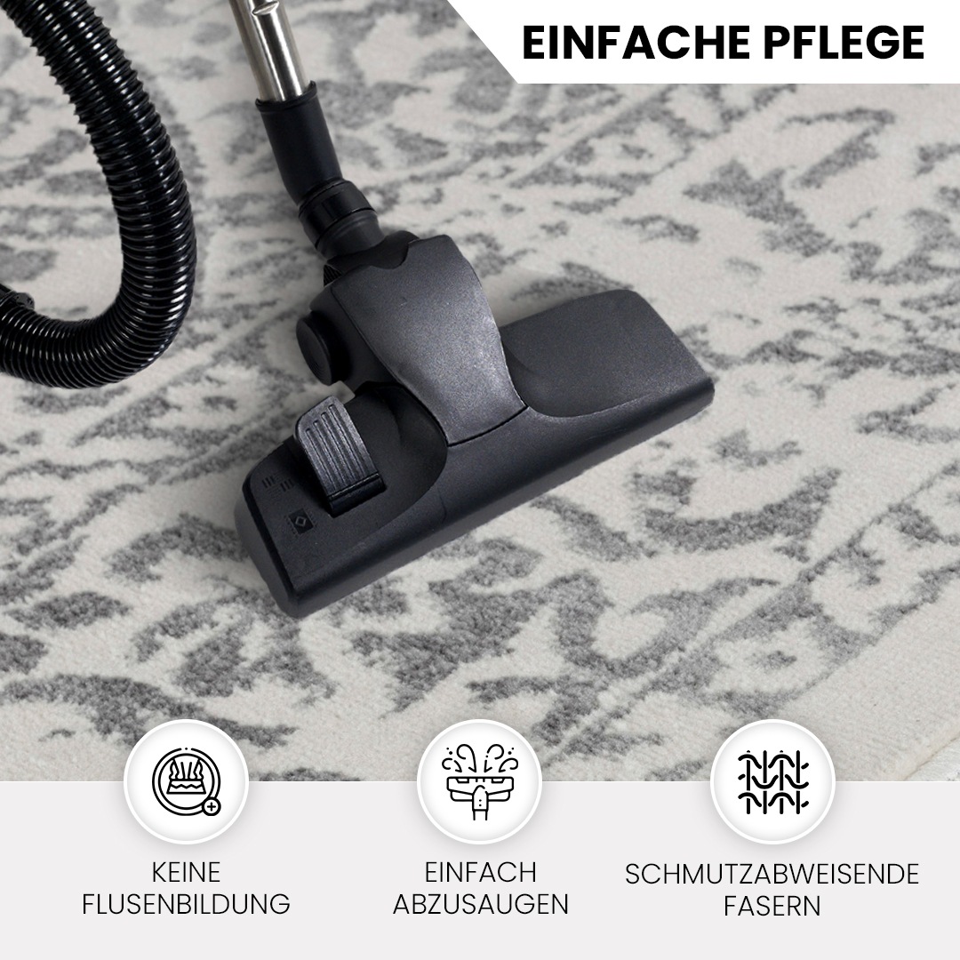 Thumbnail - Livabliss Teppich "EJURA" rechteckig 8 mm Höhe Vintage Orientteppich, Kurzflor Boho Wohnzimmerteppich, Läufer