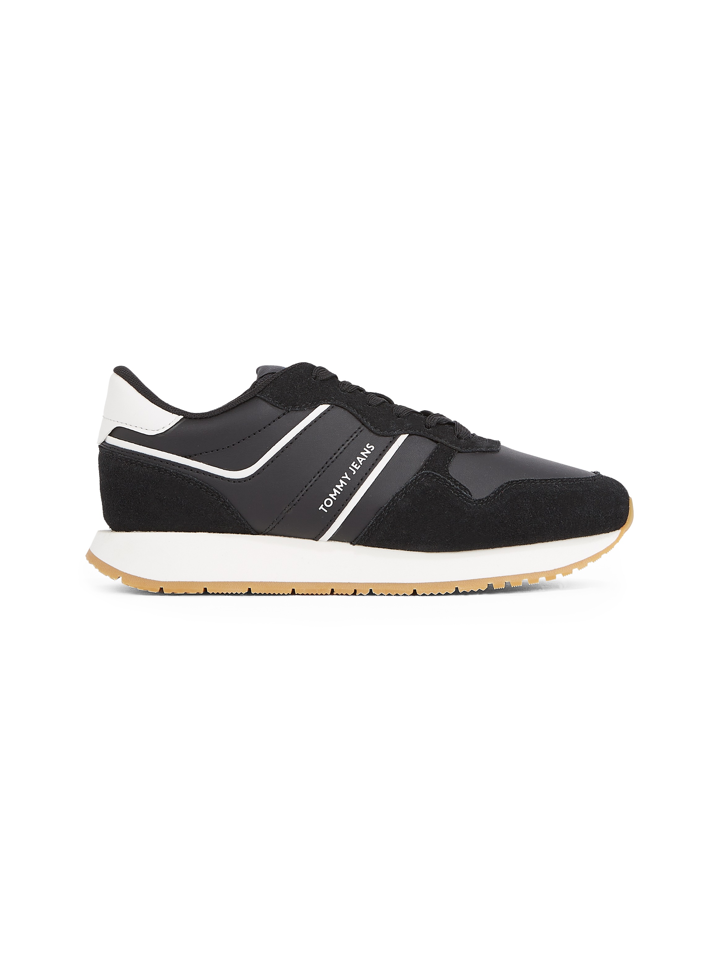 Tommy Jeans Plateausneaker »TJW EVA RETRO RUNNER«, Freizeitschuh, Halbschuh, Schnürschuh mit gepolstertem Schaftrand