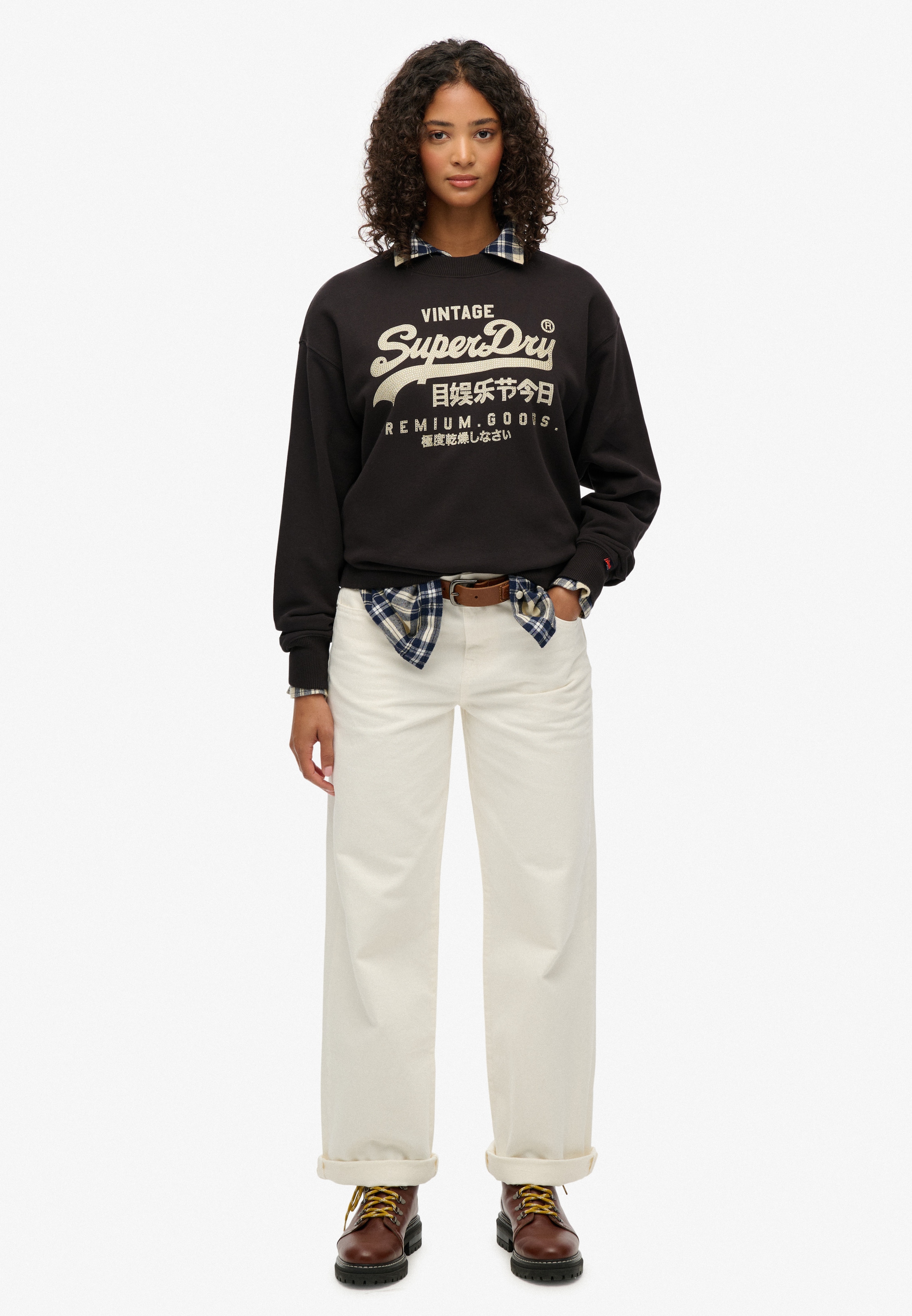 Superdry Sweatshirt »EMBELLISHED VL LOOSE CREW«