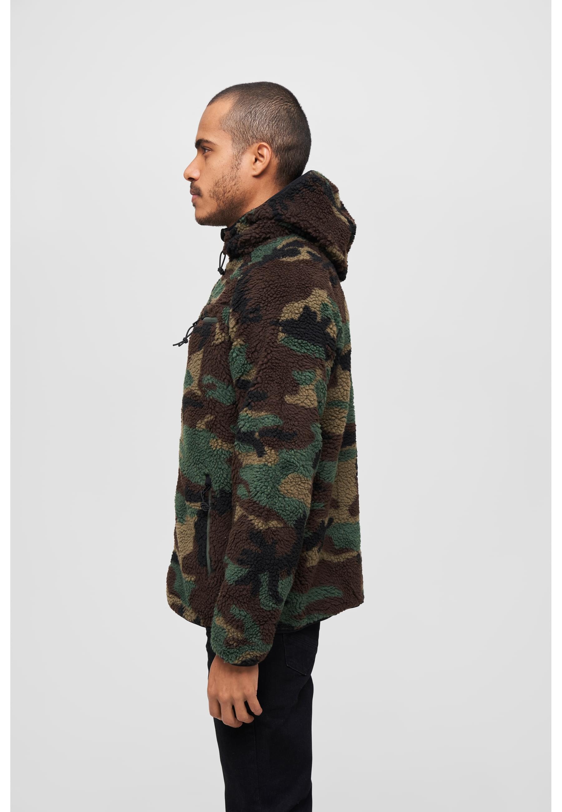 Brandit Anorak »Brandit Herren Teddyfleece Worker Jacket«, (1 St.), mit Kapuze