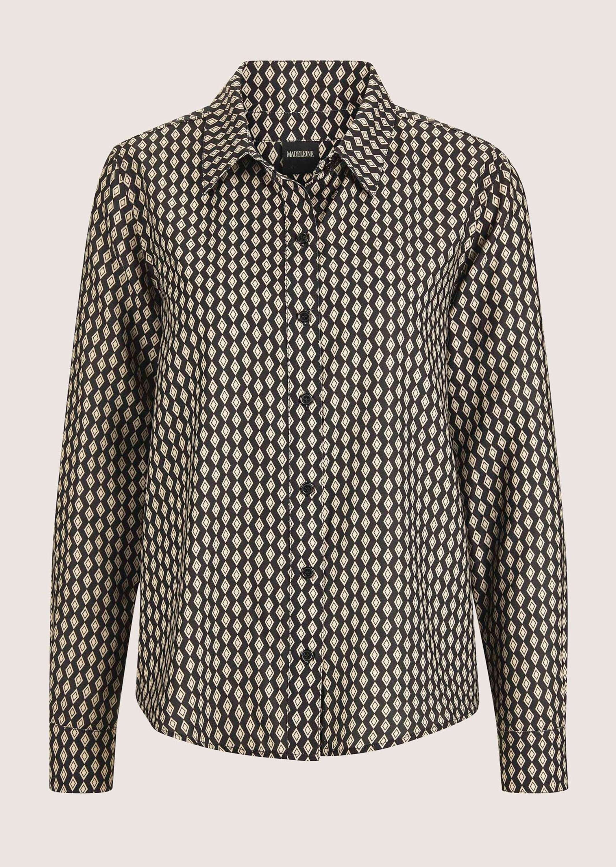 MADELEINE Hemdbluse "Druckbluse Elegante Hemdbluse mit Kragen und Knopfleis günstig online kaufen