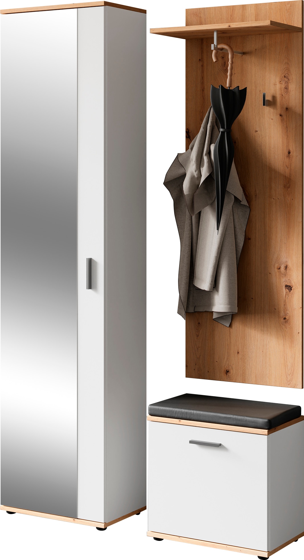 byLIVING Garderoben-Set "Jakob" 3 Stk. tlg. günstig online kaufen