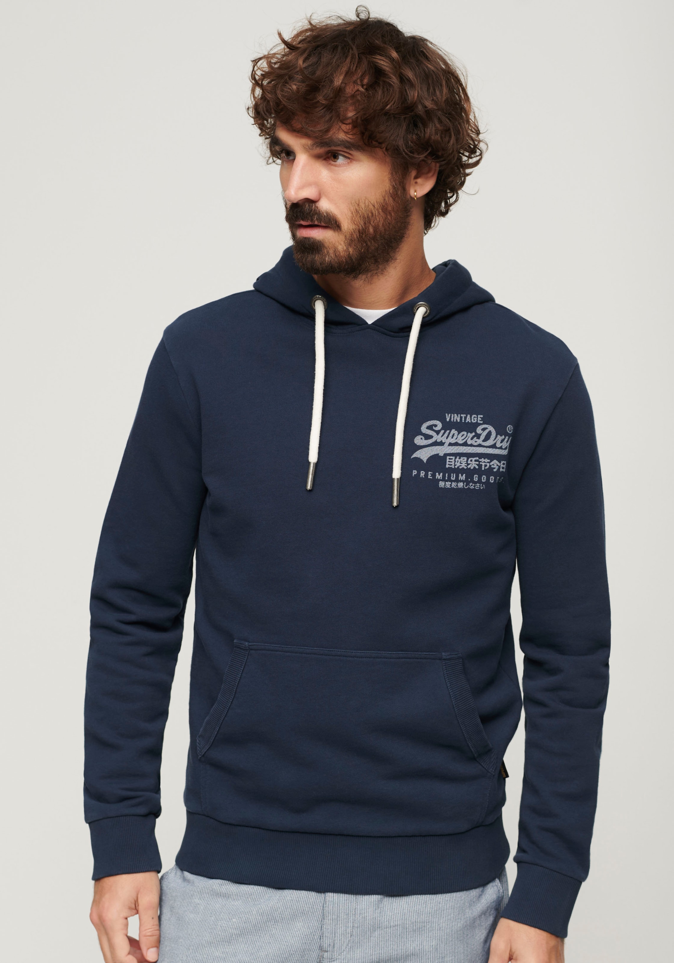 Superdry Kapuzensweatshirt "CLASSIC VL HERITAGE CHEST HOOD" günstig online kaufen