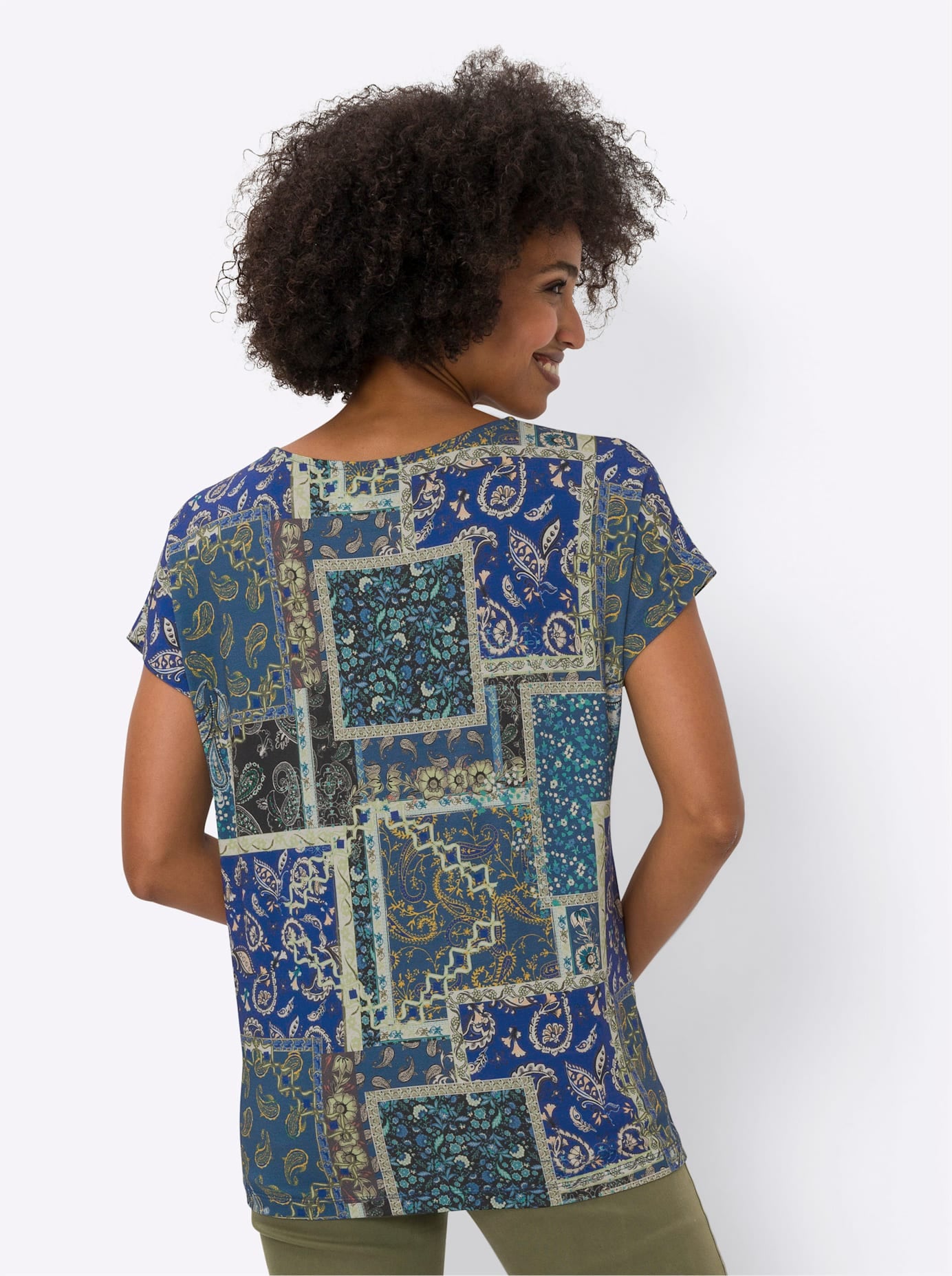 heine Kurzarmshirt »Druck-Shirt«, (1 tlg.)
