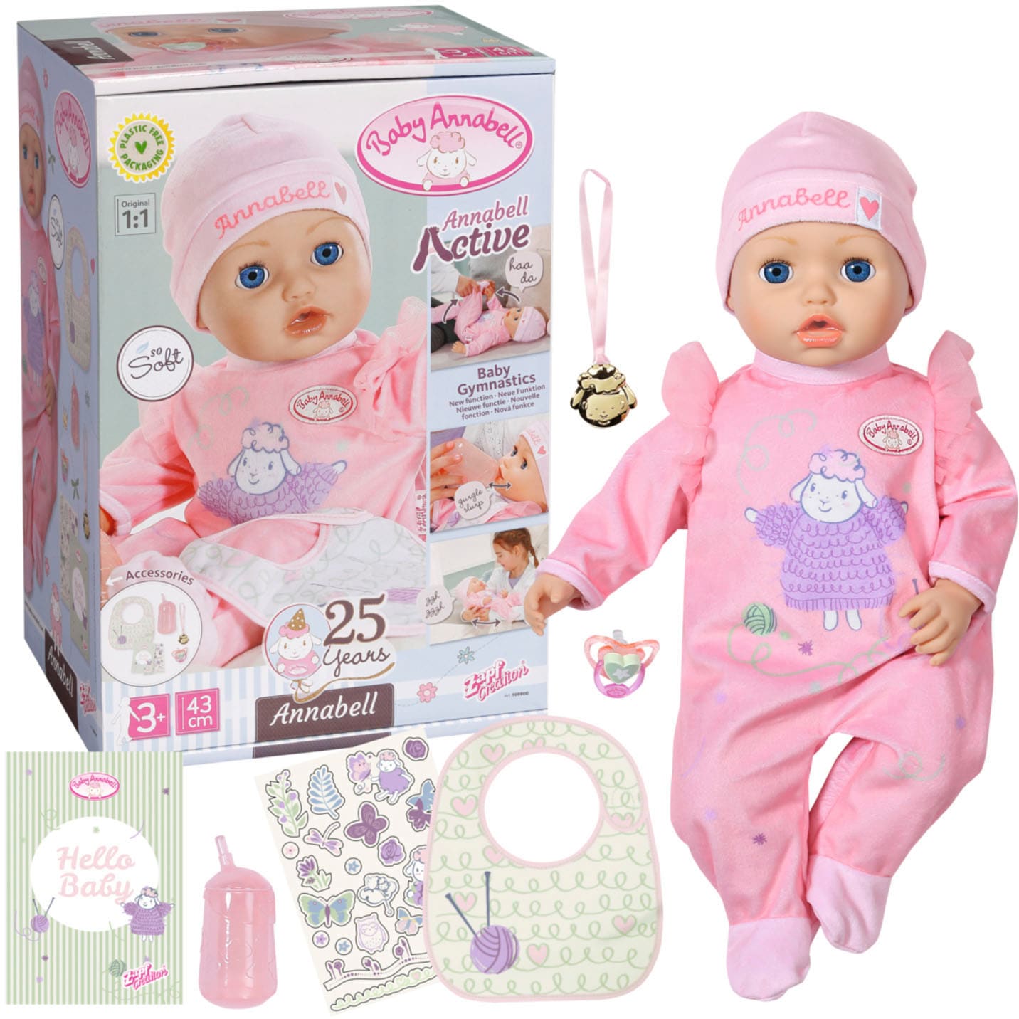 Babypuppe »Interactive Annabell 43 cm«