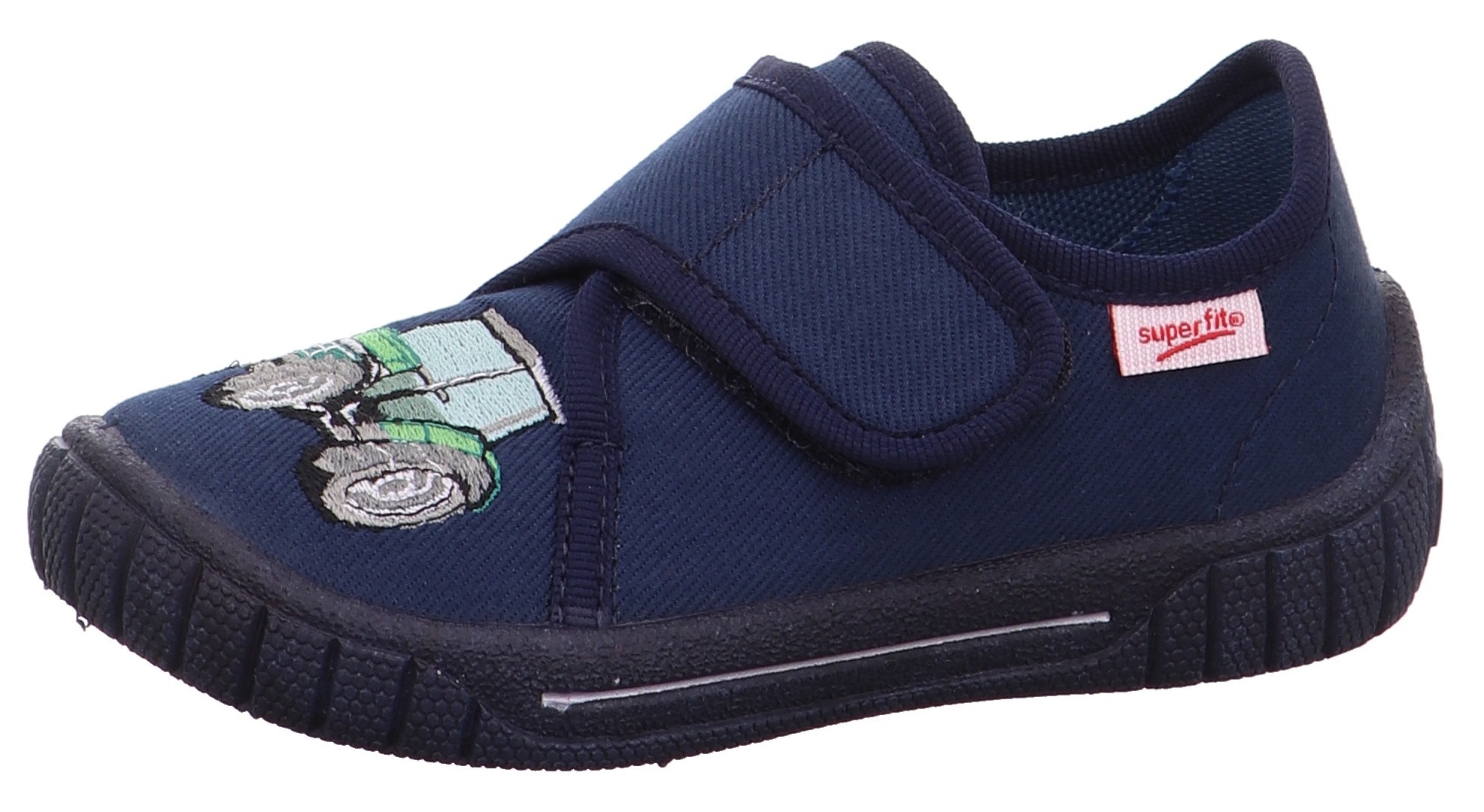 Superfit Hausschuh "Bill WMS: Mittel", Klettschuh, Kindergarten Schuh mit Weiten-Mess-System