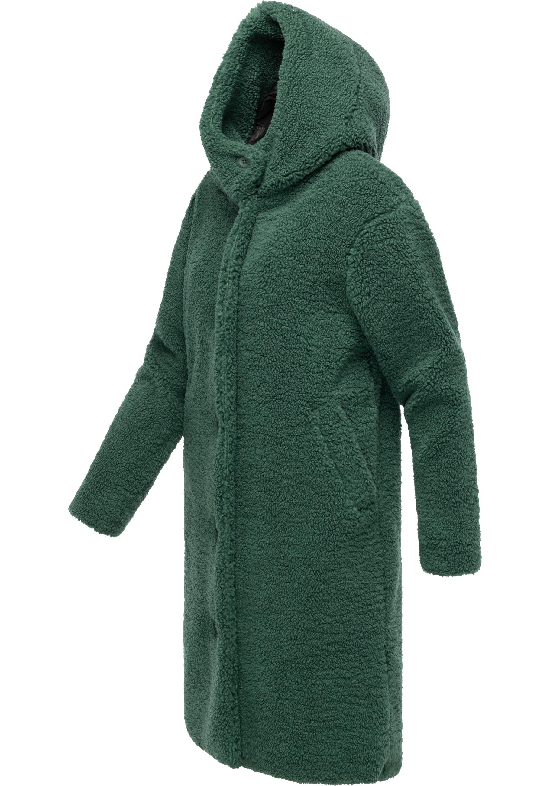 Ragwear Langmantel »Joonie YOUMODO« Langer Winter Plüschmantel mit Kapuze