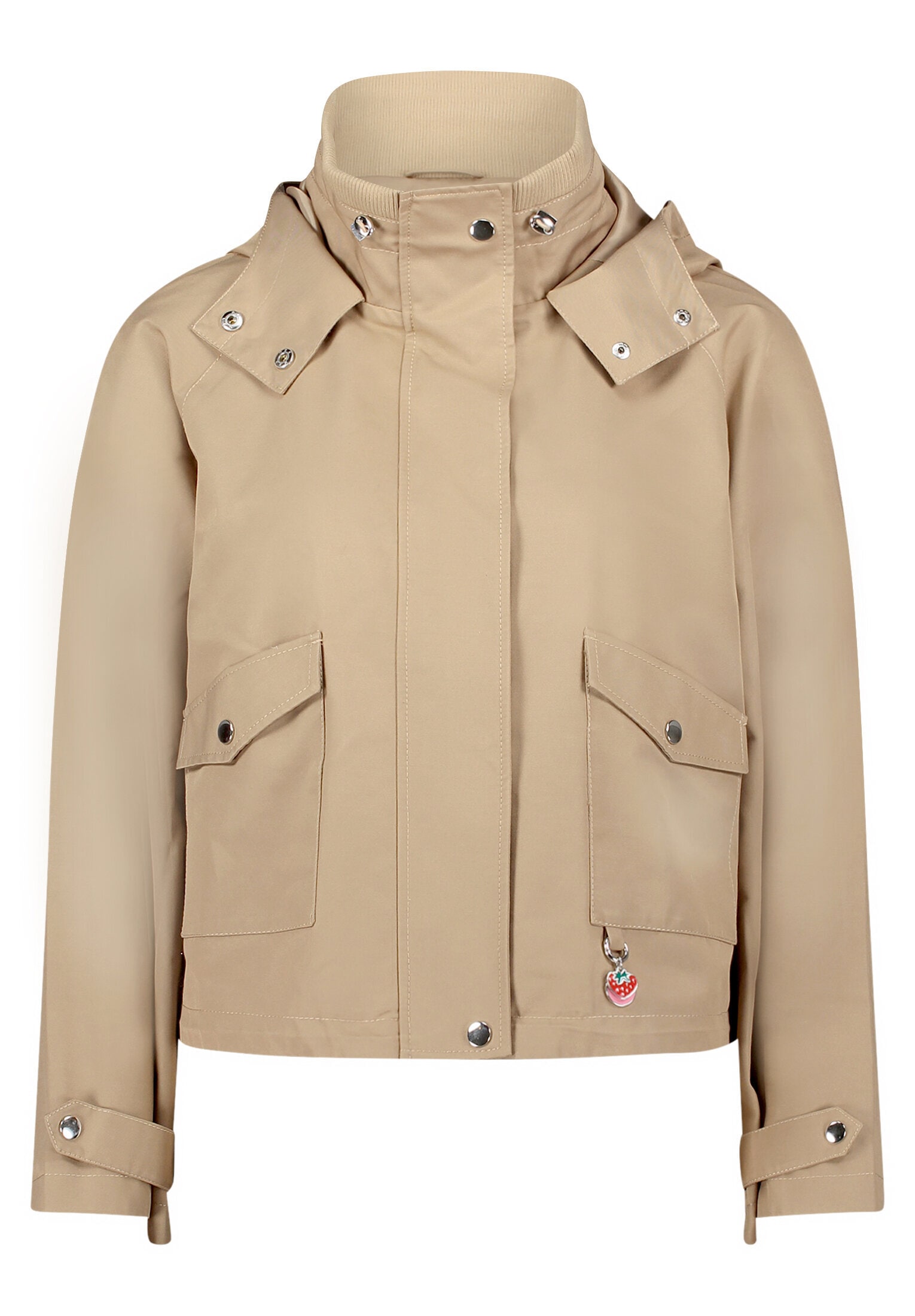 Cartoon Canvasjacke »Damen mit aufgesetzten Taschen«