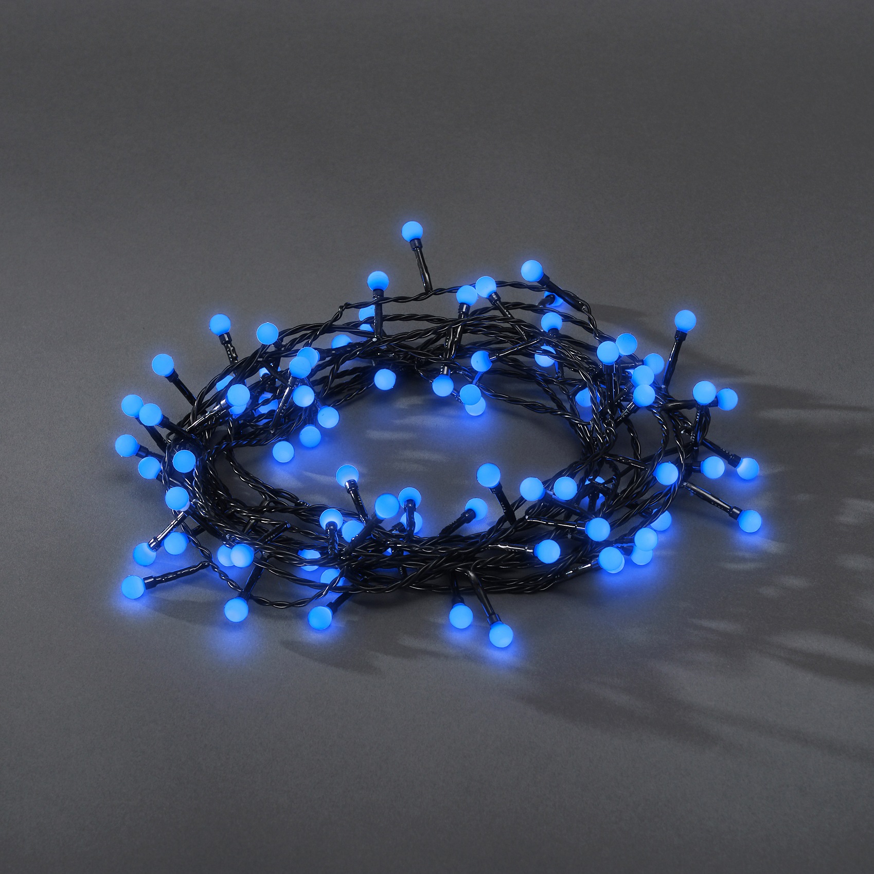 KONSTSMIDE LED-Lichterkette »Weihnachtsdeko St.-flammig, runde aussen«, LED BAUR | blaue Globelichterkette, 80 Dioden, bestellen 80 Dioden