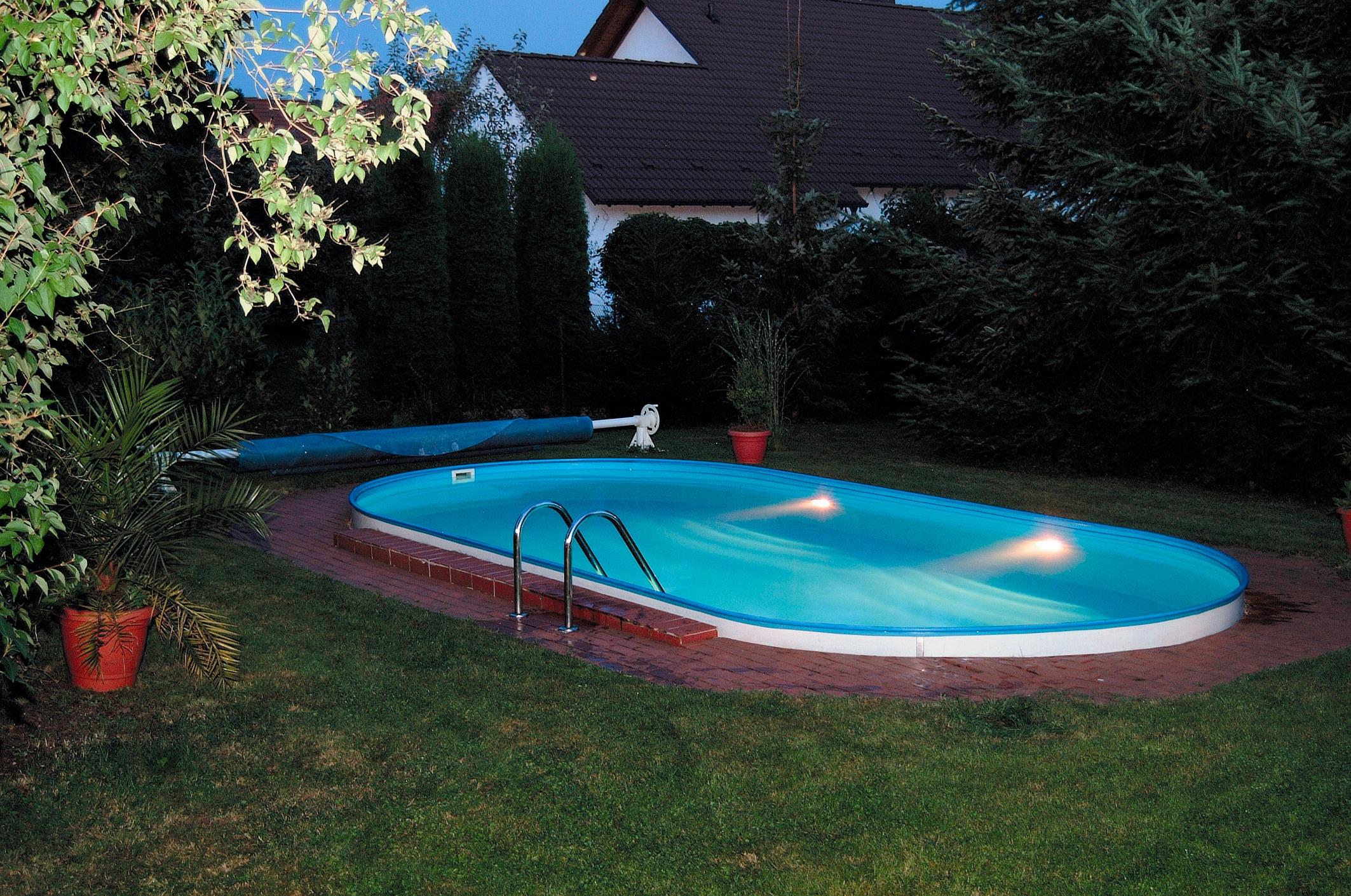 my POOL BWT Ovalpool, (Set), 10-tlg., BxLxH: 360x737x150 cm