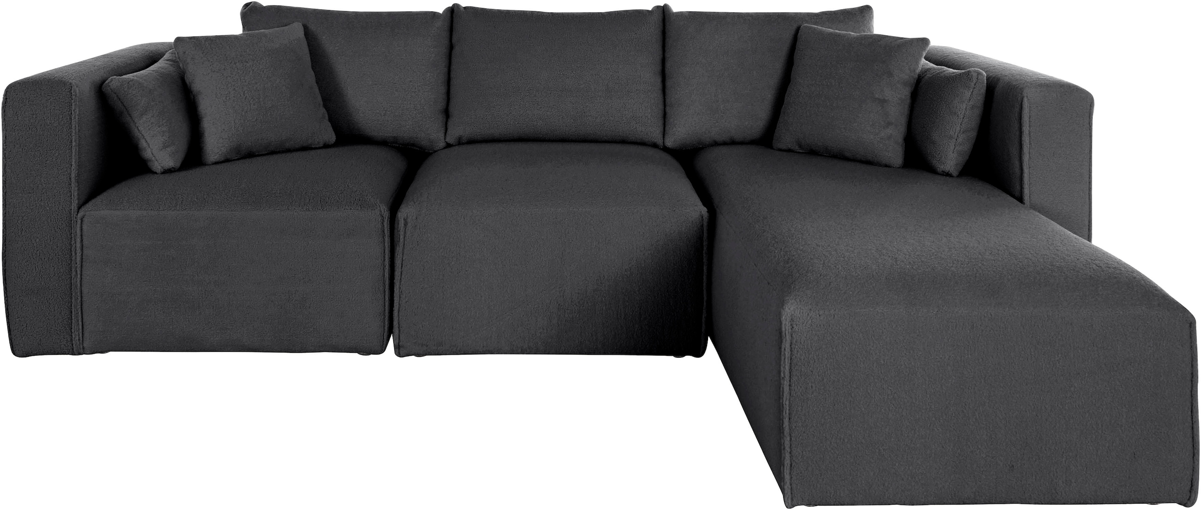 Home affaire Ecksofa "Comfine L-Form", zusammengesetzt aus Modulen, 3 Bezug günstig online kaufen