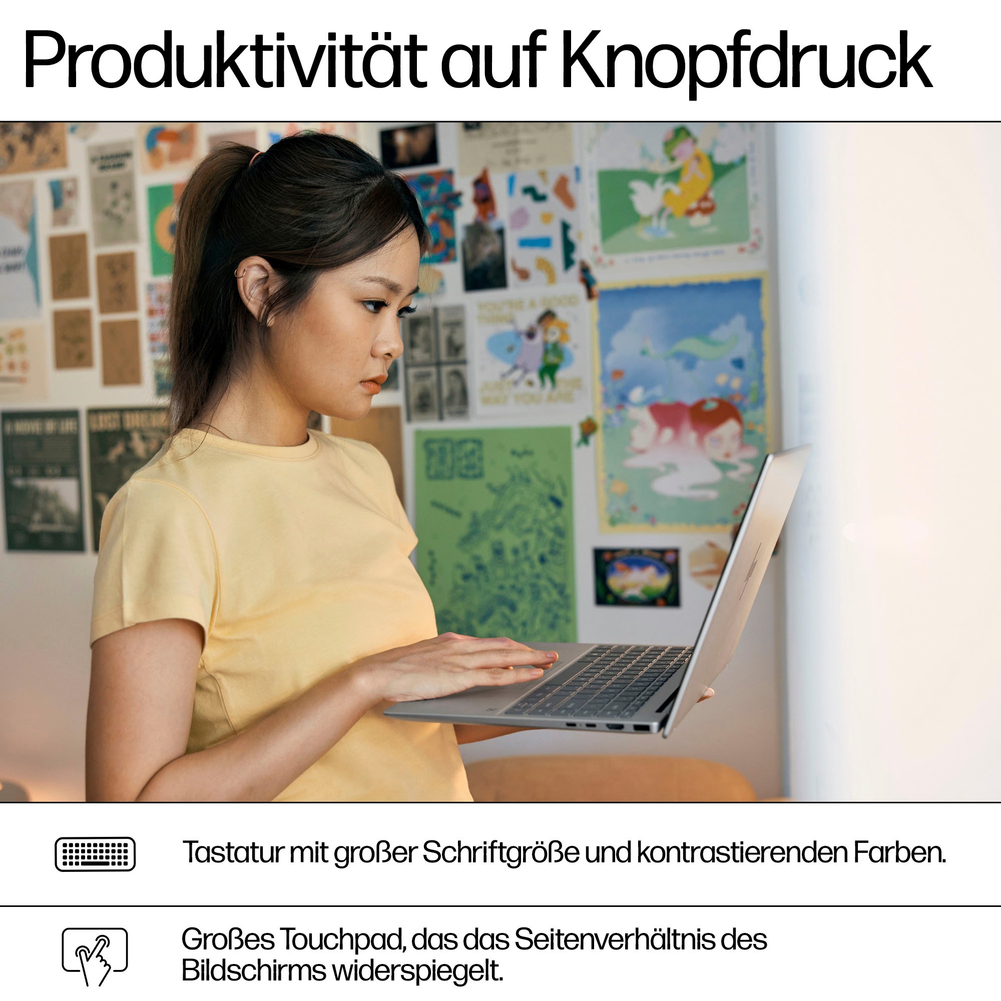 HP Notebook »Pavilion 14-ey0257ng«, 35,6 cm, / 14 Zoll, AMD, Ryzen 5, Radeon 740M, 1000 GB SSD