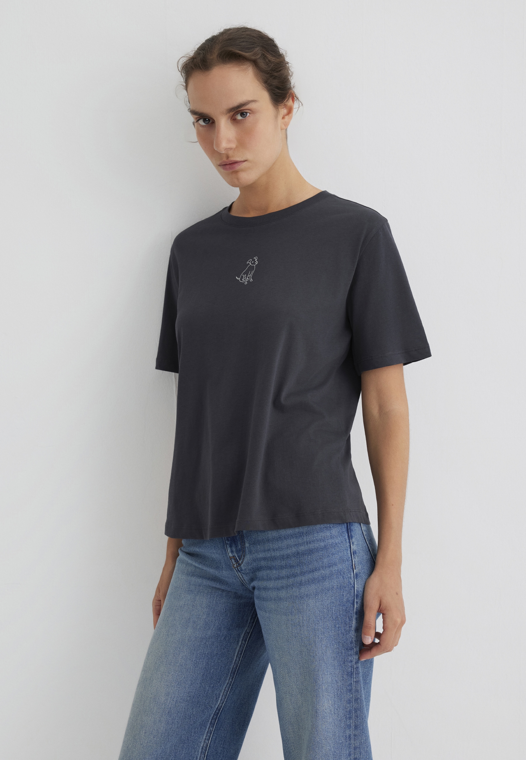 Mavi T-Shirt »DOG PRINTED TSHIRT«, Print T-Shirt